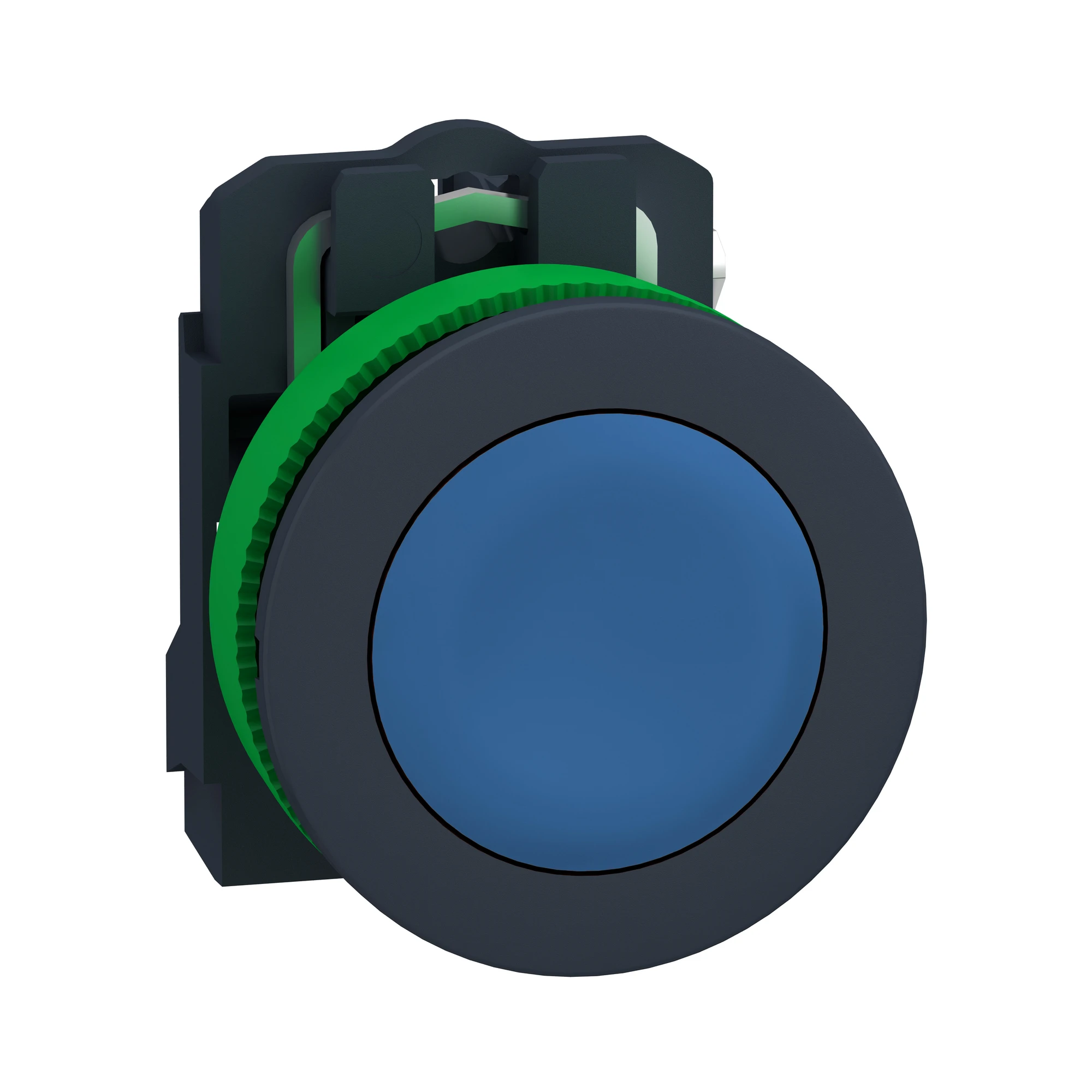 Schneider Electric XB5FA61 Pushbutton, Harmony XB5F, plastic, antimicrobial, blue, unlabeled, 30mm, momentary, 1NO (img_001) Schneider Electric XB5FA61 Pushbutton, Harmony XB5F, plastic, antimicrobial, blue, unlabeled, 30mm, momentary, 1NO (img_001)