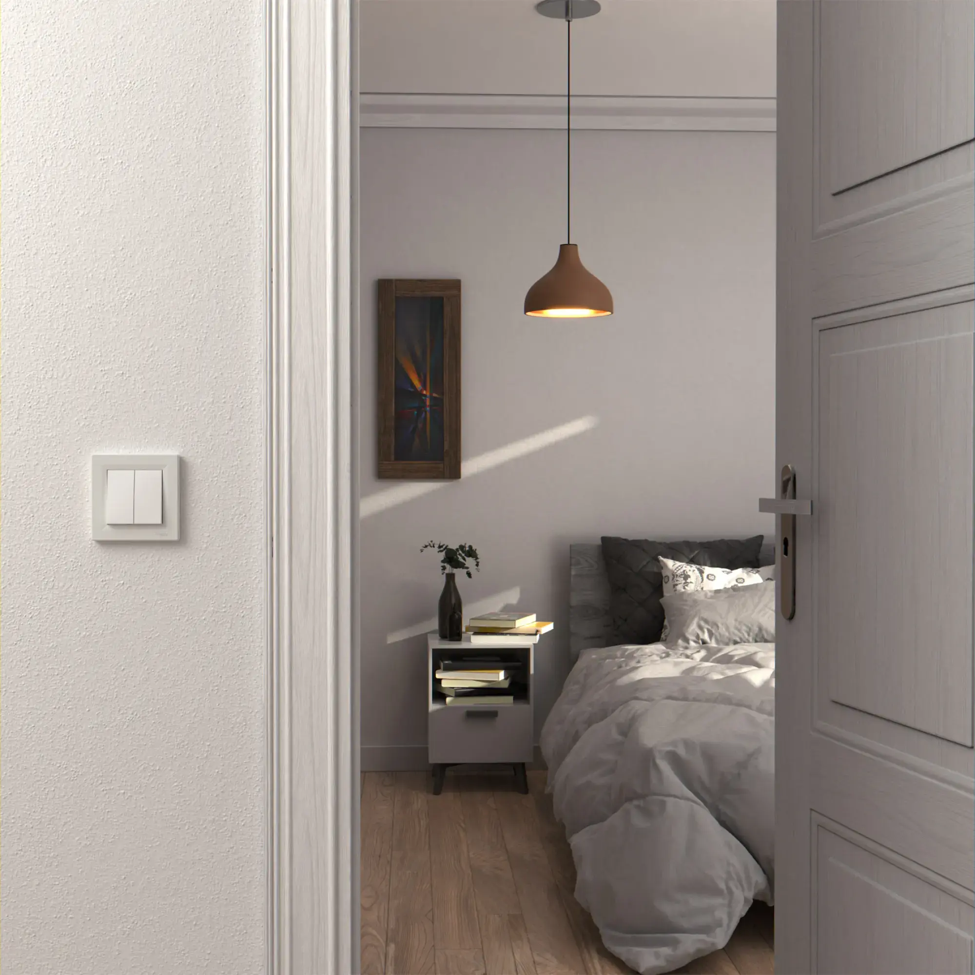 Schneider Electric EPH0400121 Asfora Set: Changeover switch + 1-gang frame (img_002) Schneider Electric EPH0400121 Asfora Set: Changeover switch + 1-gang frame (img_002)