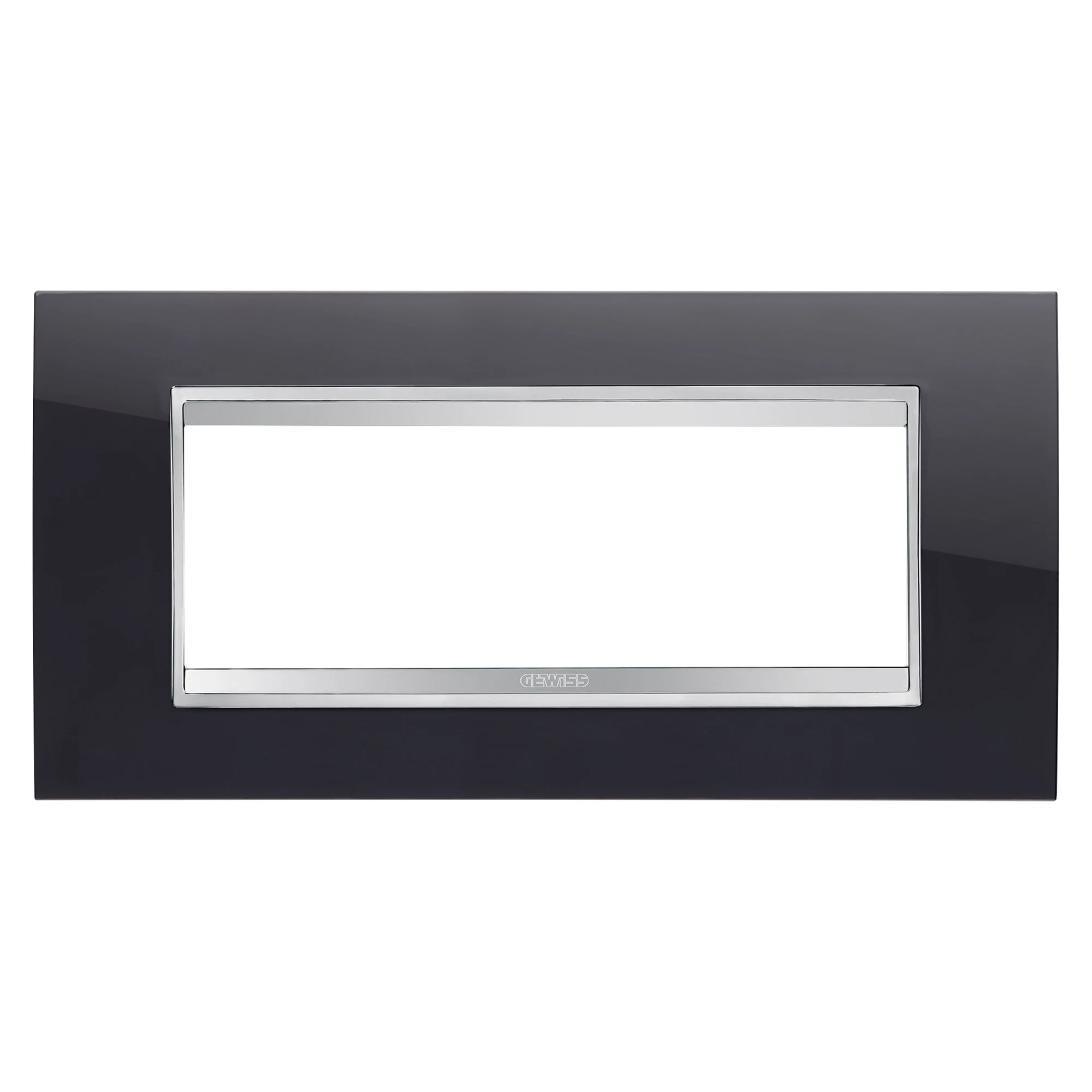 GEWISS GW16206TN LUX PLATE - IN TECHNOPOLYMER - 6 MODULES - TONER BLACK - CHORUSMART (img_001) GEWISS GW16206TN LUX PLATE - IN TECHNOPOLYMER - 6 MODULES - TONER BLACK - CHORUSMART (img_001)