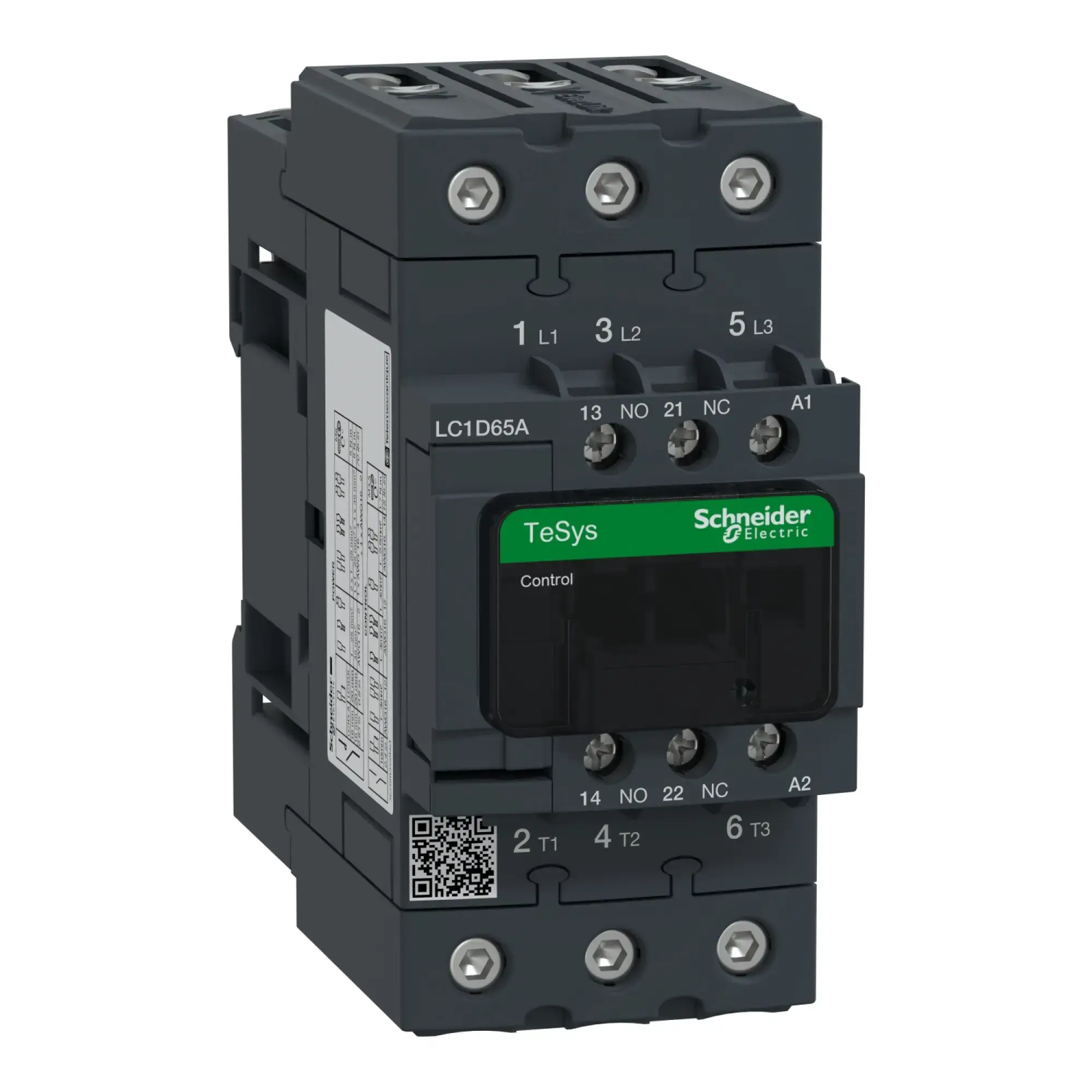 Schneider Electric LC1D65AQ7 Power contactor LC1D 3p, +1NO+1NC, 30 kW, 65 A, 400 V AC3, coil 380 V AC (img_002)