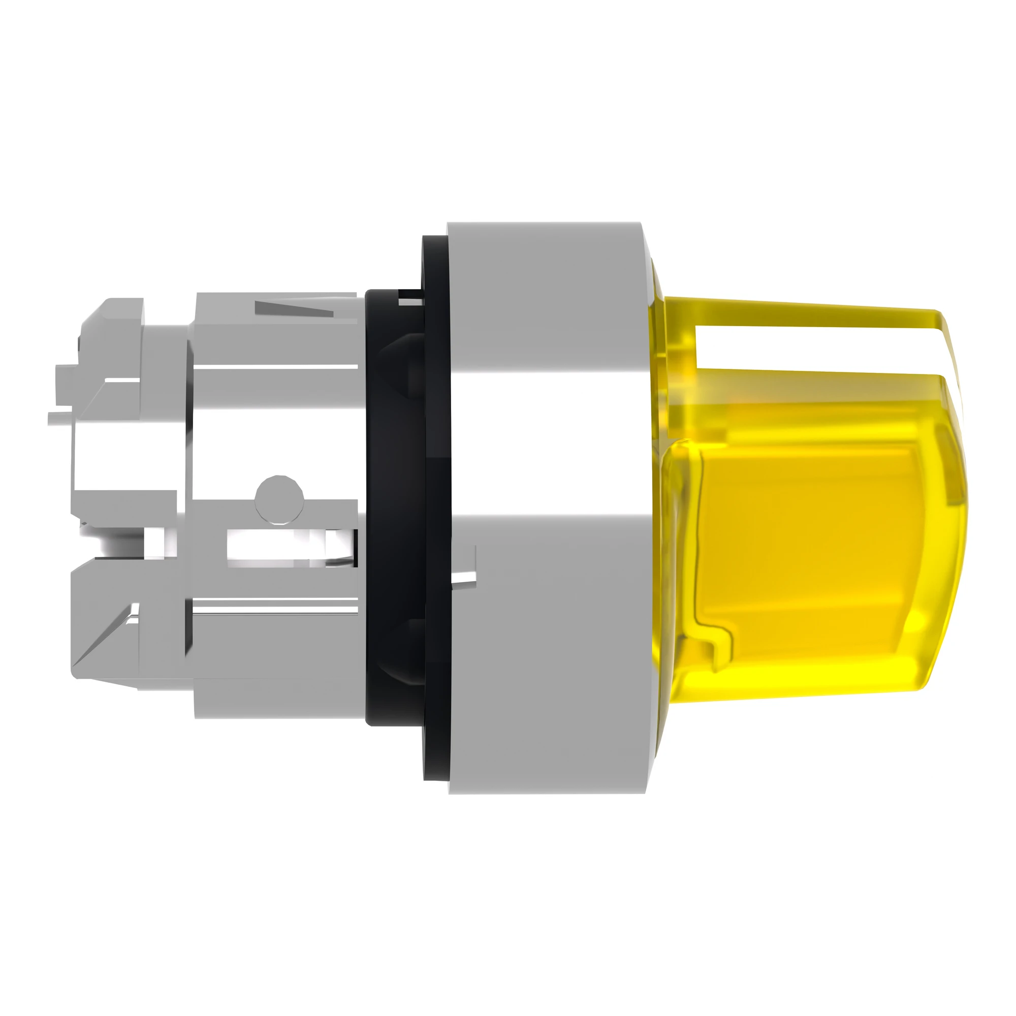Schneider Electric ZB4BK1283 Illuminated Selector Switch, Front Element, Harmony XB4, Metal, 22mm, yellow, for universal LED, 2 positions, maintained (img_003) Schneider Electric ZB4BK1283 Illuminated Selector Switch, Front Element, Harmony XB4, Metal, 22mm, yellow, for universal LED, 2 positions, maintained (img_003)