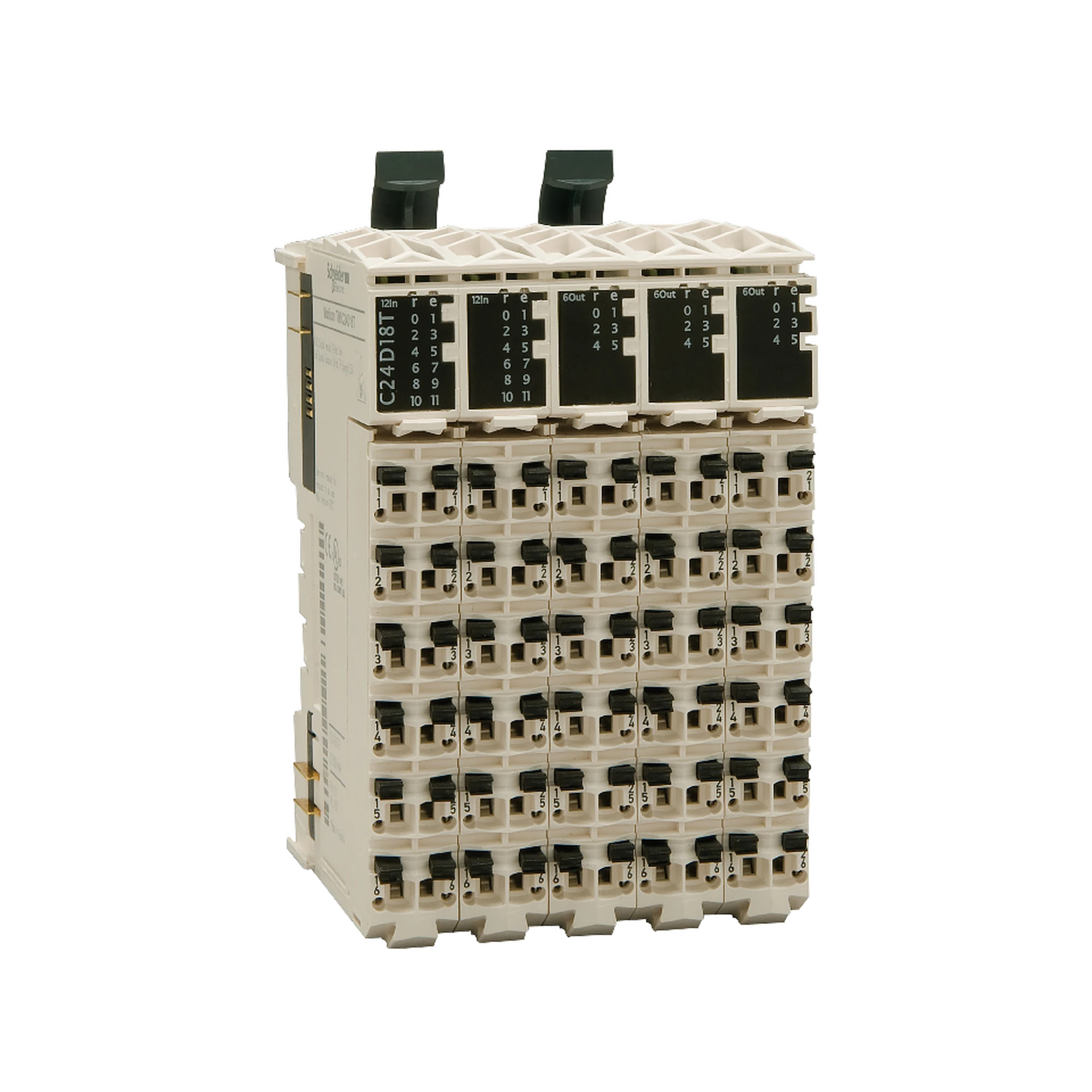 Schneider Electric TM5C12D8T Compact I/O Extension Block, Modicon TM5, 12 DI / 8 DO, Source Transistor (img_001)