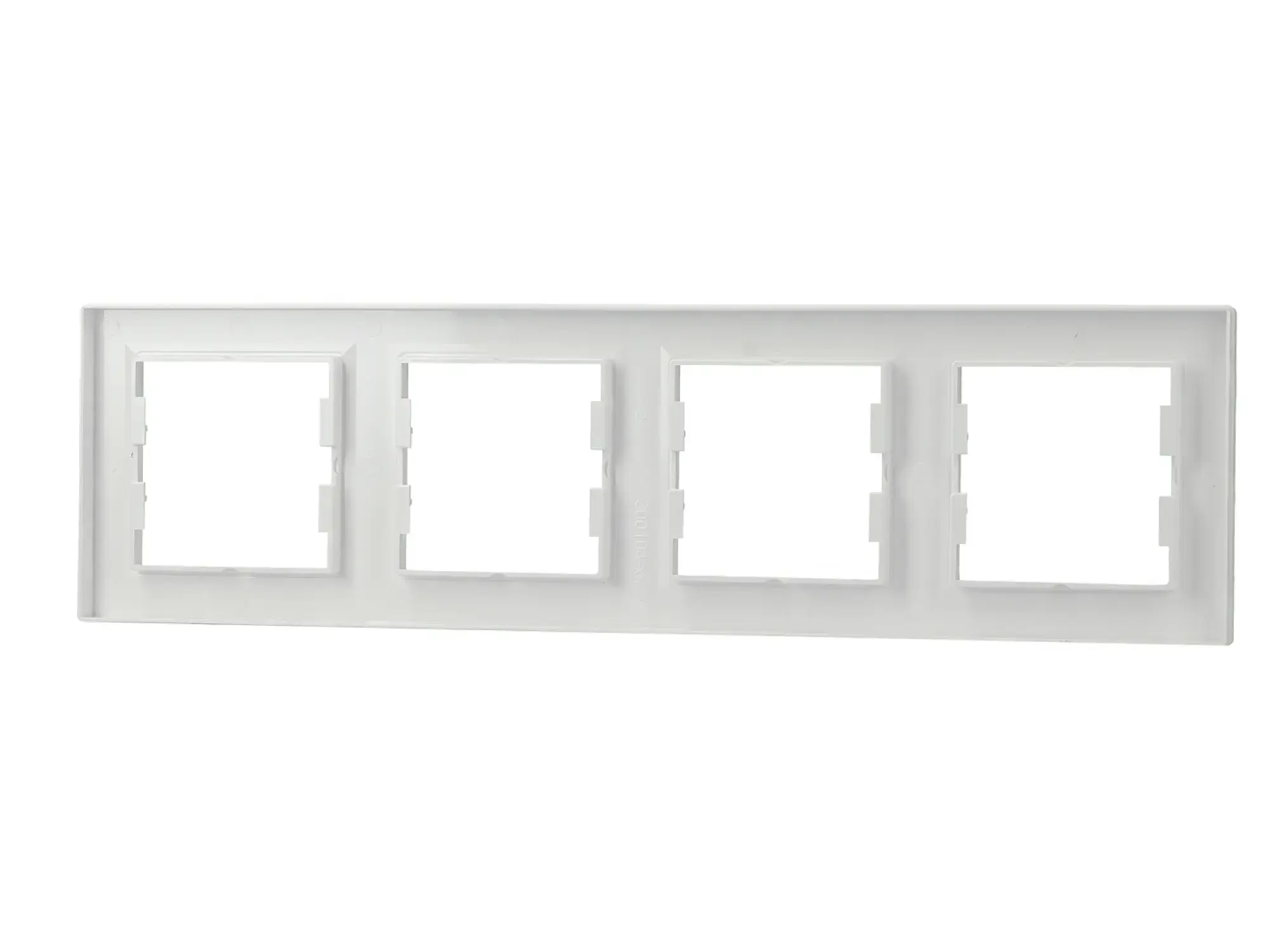Schneider Electric EPH5800421D 4-Gang Frame Horizontal, white, Asfora (img_010)