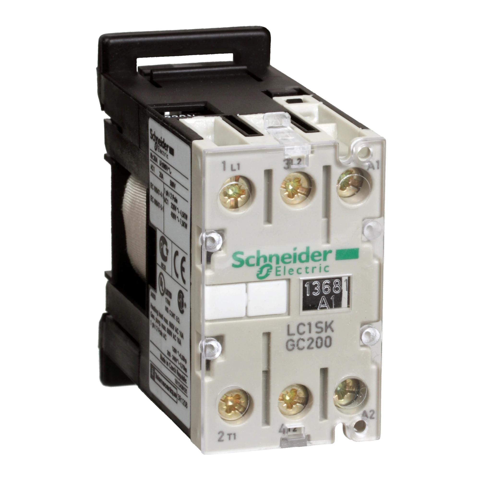 Schneider Electric LC1SKGC200F7 Mini Contactor LC1SKGC 2p, 5 A, 400 V AC3, Coil 110 V AC (img_001) Schneider Electric LC1SKGC200F7 Mini Contactor LC1SKGC 2p, 5 A, 400 V AC3, Coil 110 V AC (img_001)