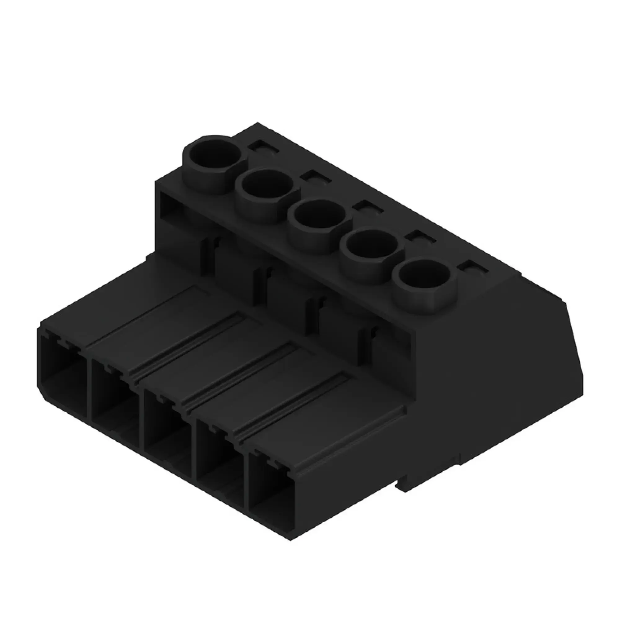 Weidmüller 1931660000 PCB connector (wire connection), 1000 V, 57 A, Pitch in mm: 7.62, 6 mm², Number of poles: 5, Clamping yoke connection, Box (img_001) Weidmüller 1931660000 PCB connector (wire connection), 1000 V, 57 A, Pitch in mm: 7.62, 6 mm², Number of poles: 5, Clamping yoke connection, Box (img_001)