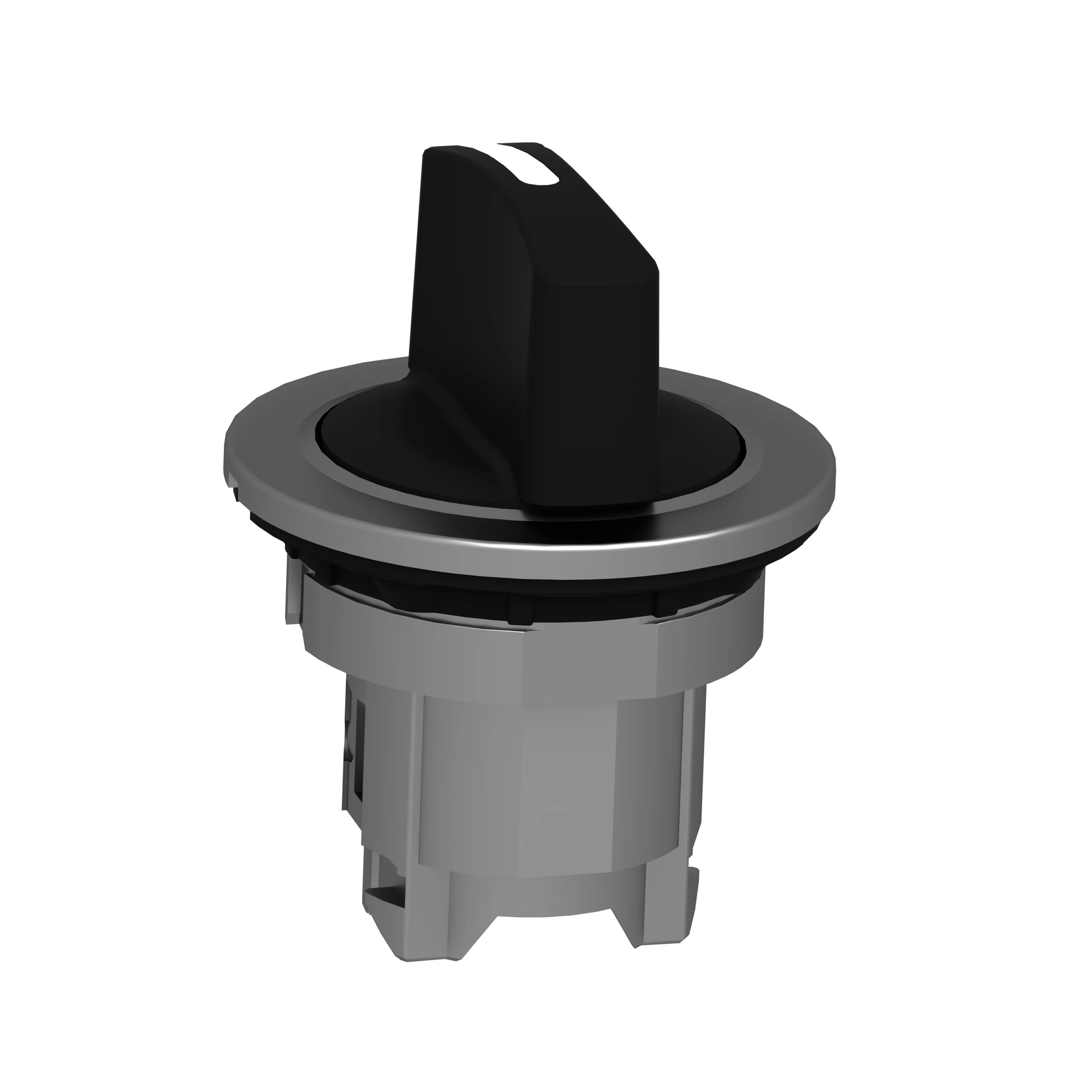 Schneider Electric ZB4FD5 Selector switch, Front element, Harmony XB4F, Metal, 30mm, black, 3 positions, Center retracted (img_005)