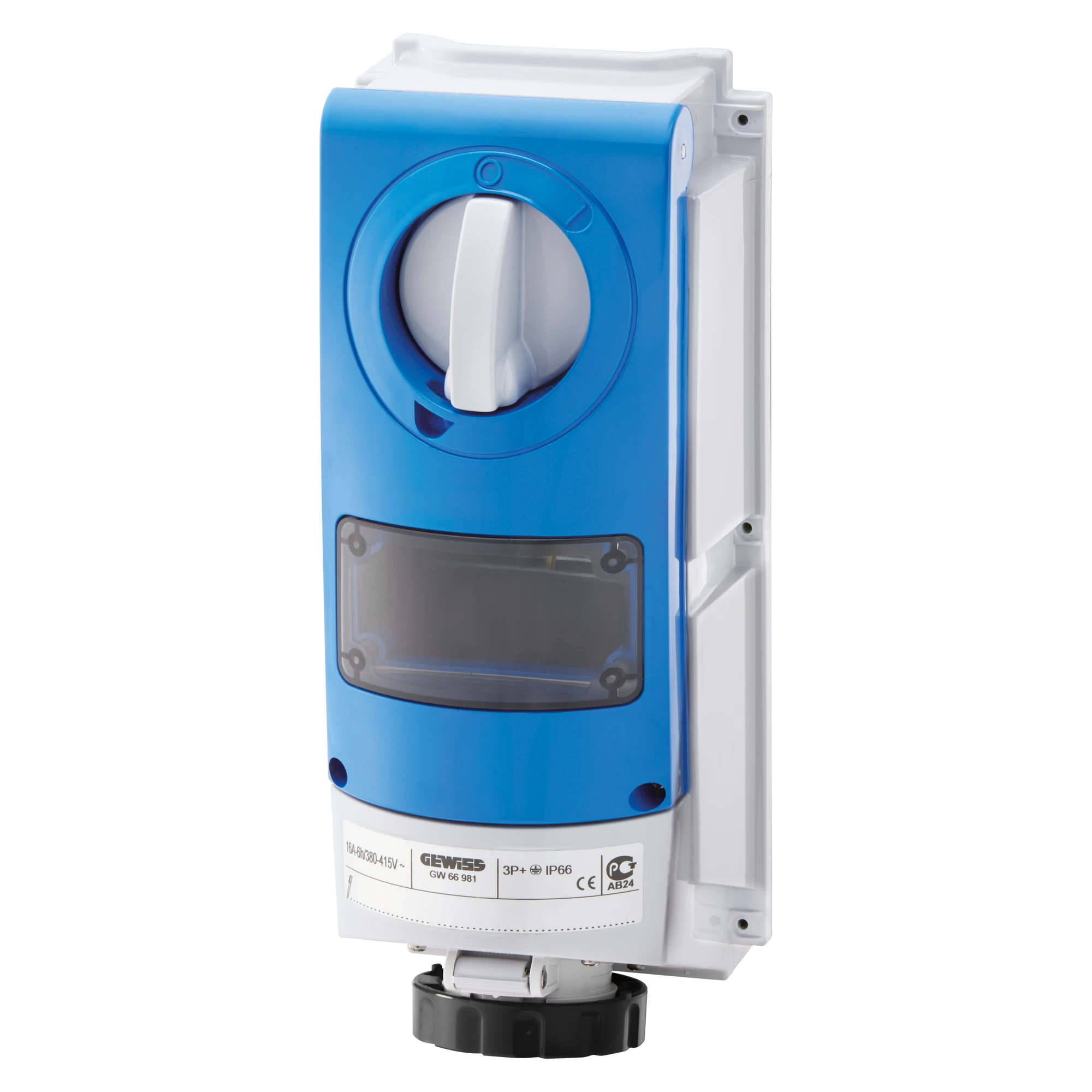 GEWISS GW66844 VERTICAL FIXED INTERLOCKED SOCKET OUTLET - WITHOUT BOTTOM - FOR MOUNTING MODULAR DEVICES - FOR HEAVY-DUTY USE - 3P+E 32A 480-500V-50/60HZ 7H-IP66 (img_001) GEWISS GW66844 VERTICAL FIXED INTERLOCKED SOCKET OUTLET - WITHOUT BOTTOM - FOR MOUNTING MODULAR DEVICES - FOR HEAVY-DUTY USE - 3P+E 32A 480-500V-50/60HZ 7H-IP66 (img_001)