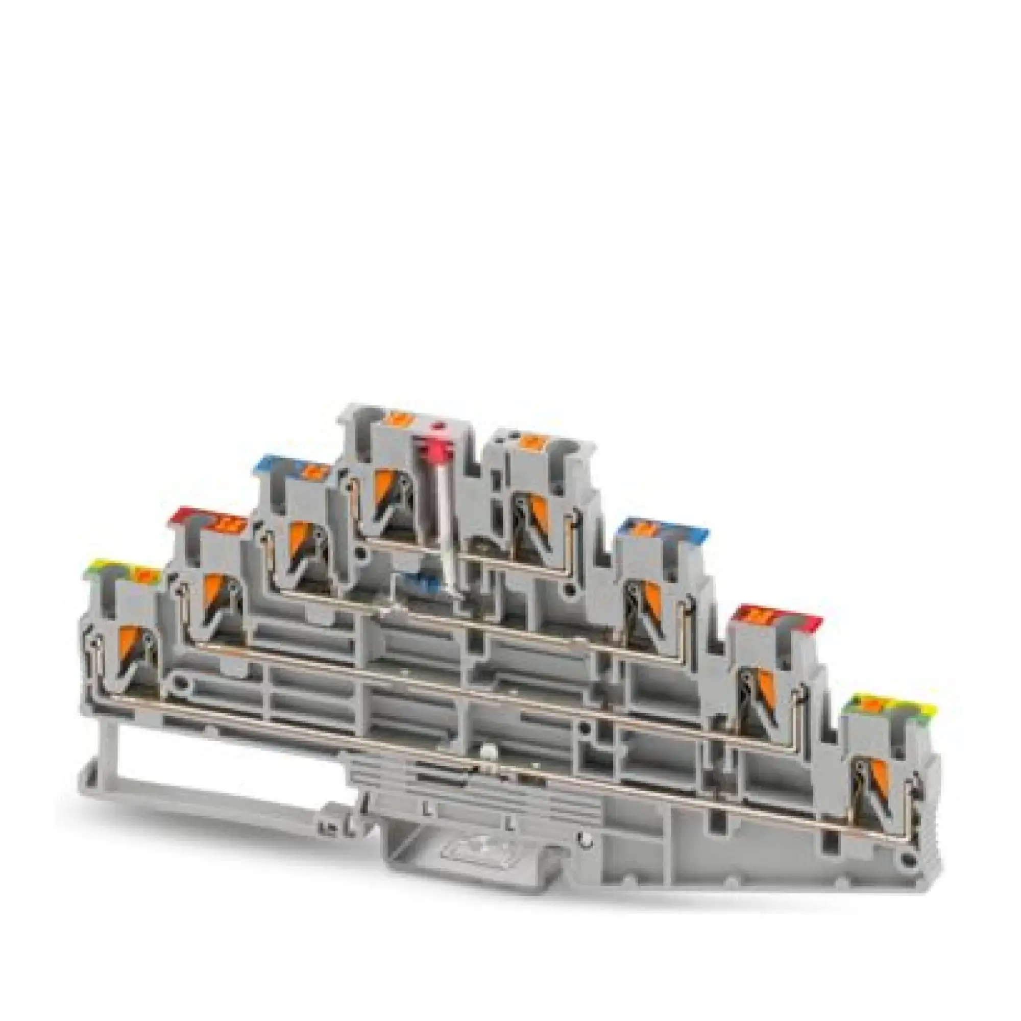 Phoenix Contact 1336343 Multi-level terminal block PT 2,5-PE/L RD/L BU/L LED 24 RD (img_001)