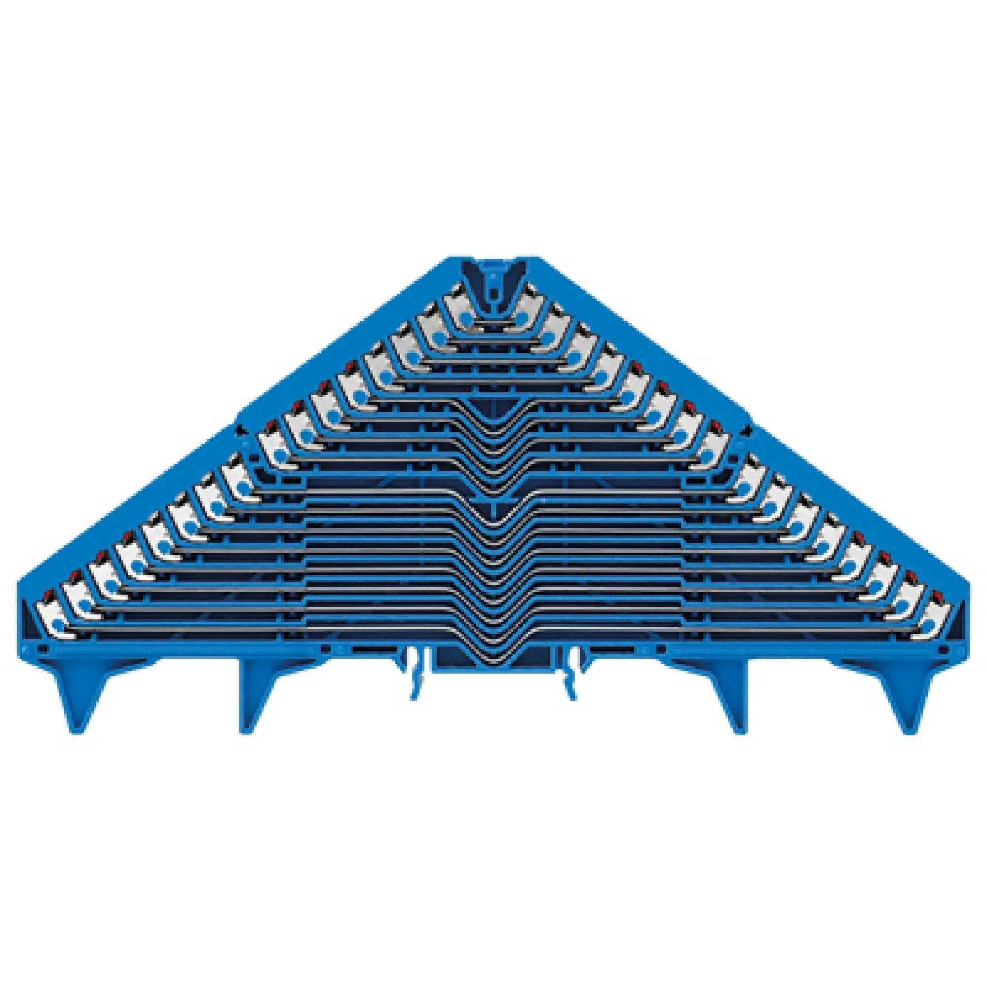 Weidmüller 1267800000 Patch distributor terminal, PUSH IN, blue, 1.5 mm², 6 A, 250 V, Number of connections: 64, Number of levels: 16, TS 35 x 15, V-0, Polycarbonate (img_001) Weidmüller 1267800000 Patch distributor terminal, PUSH IN, blue, 1.5 mm², 6 A, 250 V, Number of connections: 64, Number of levels: 16, TS 35 x 15, V-0, Polycarbonate (img_001)