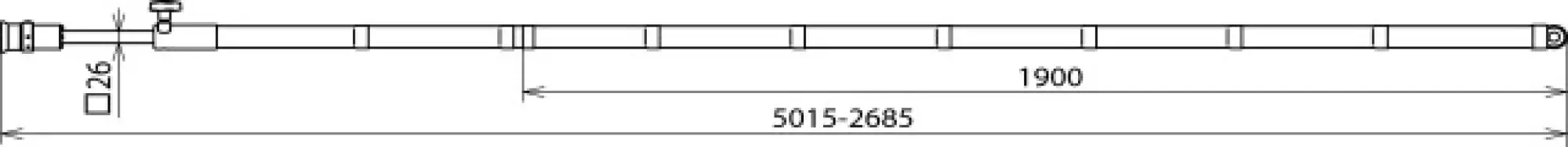 Dehn 769502 Telescopic earthing stick L 2685-5015mm w. cone coupl. SQL a. locking mech. (img_002) Dehn 769502 Telescopic earthing stick L 2685-5015mm w. cone coupl. SQL a. locking mech. (img_002)