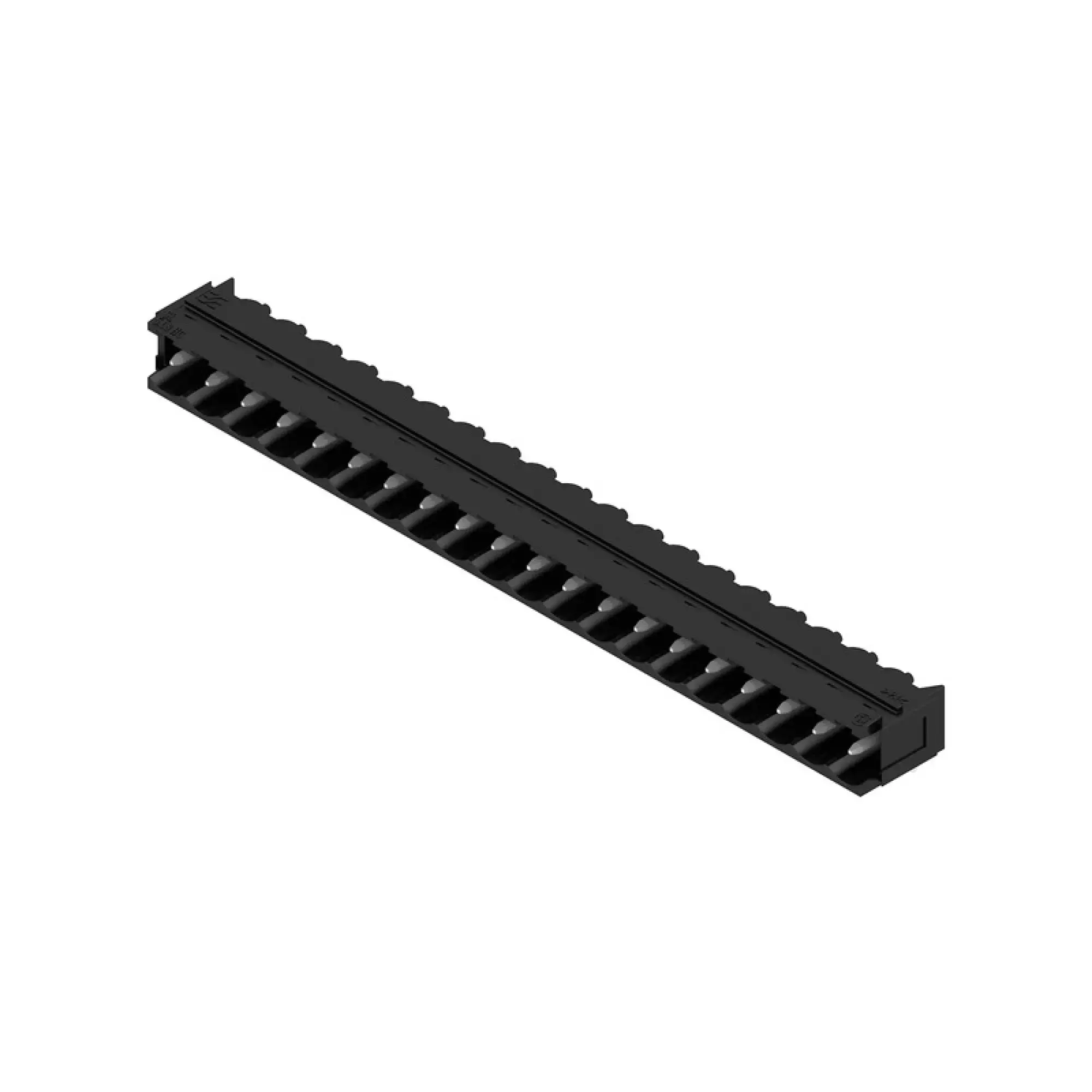 Weidmüller 1155780000 PCB connector (board connection), 320 V, 24 A, Pitch in mm: 5.08, Number of poles: 20, THT solder connection, Box (img_001)