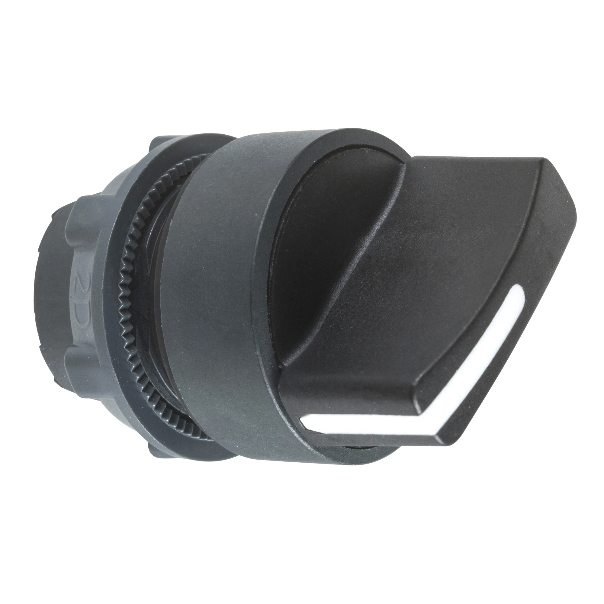 Schneider Electric ZB5AD4 Selector switch, front element, Harmony XB5, plastic, 22mm, black, 2 positions, momentary (img_001)
