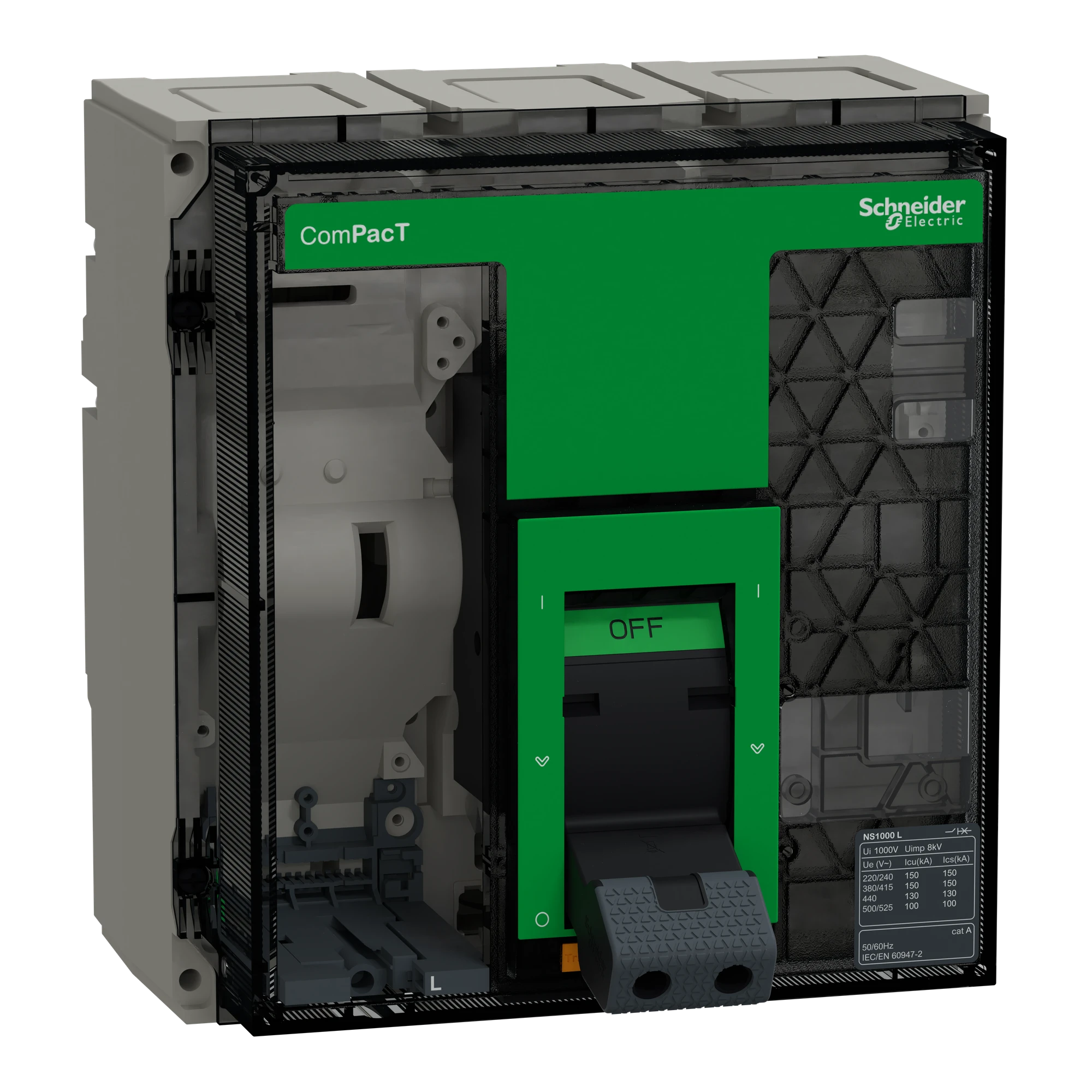 Schneider Electric C100L3FM ComPacT NS1000L, 3P, 1.000 A, max. Ausschaltverm. 150 kA (img_001) Schneider Electric C100L3FM ComPacT NS1000L, 3P, 1.000 A, max. Ausschaltverm. 150 kA (img_001)