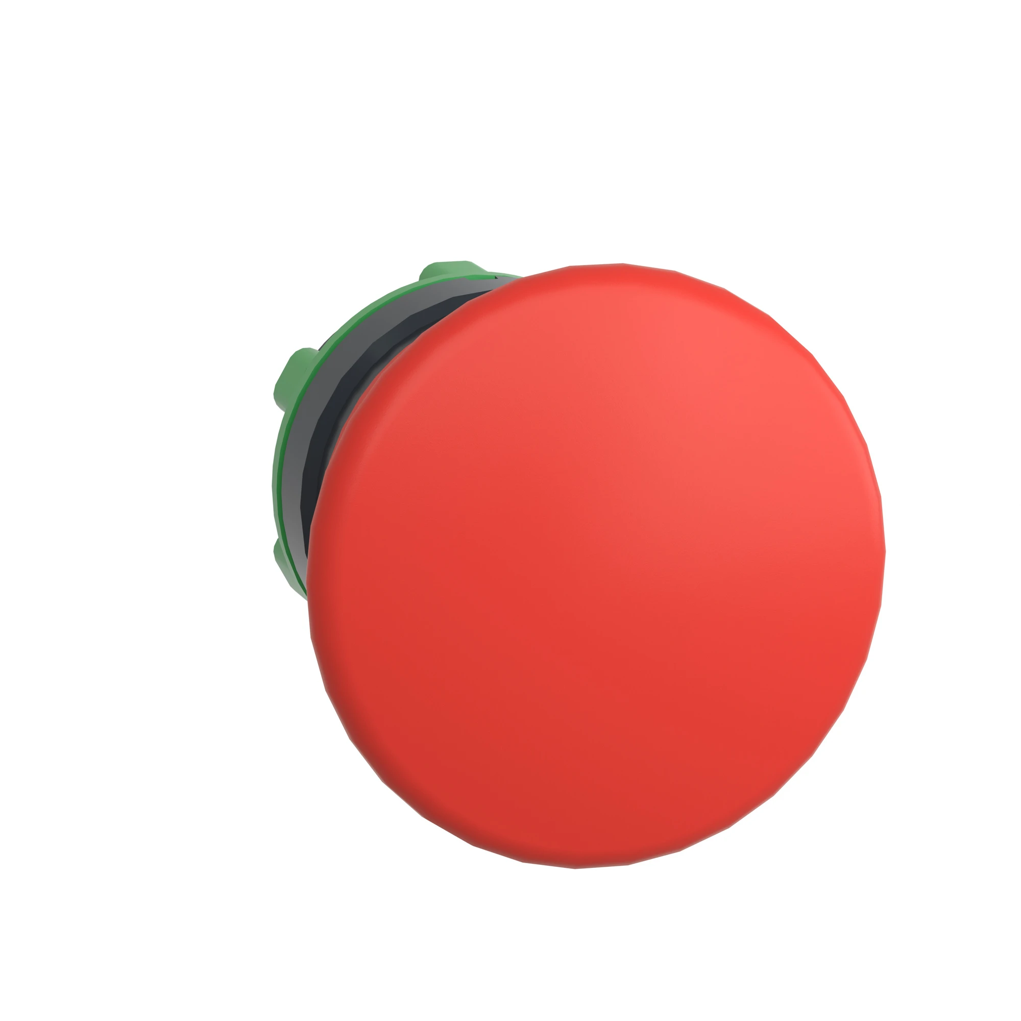 Schneider Electric ZB5AC4 Mushroom push button, front element, Harmony XB5, plastic, 22mm, red, mushroom 40mm, unmarked, momentary (img_001)