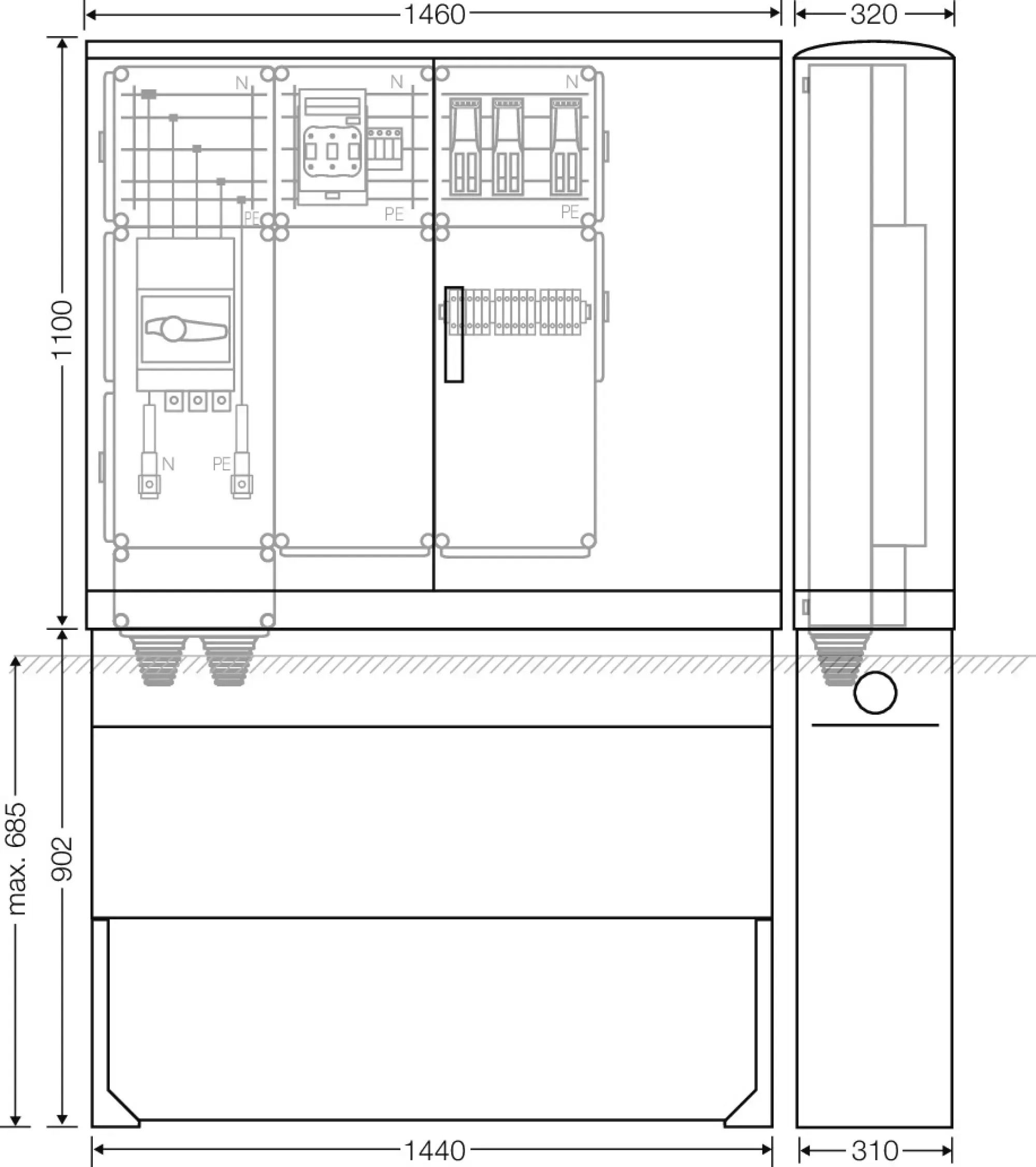 Hensel 65000194 Ladeverteiler für bis zu 3 Ladepunkte à 43 kW Mi EV 43kW 3011 (img_002) Hensel 65000194 Ladeverteiler für bis zu 3 Ladepunkte à 43 kW Mi EV 43kW 3011 (img_002)