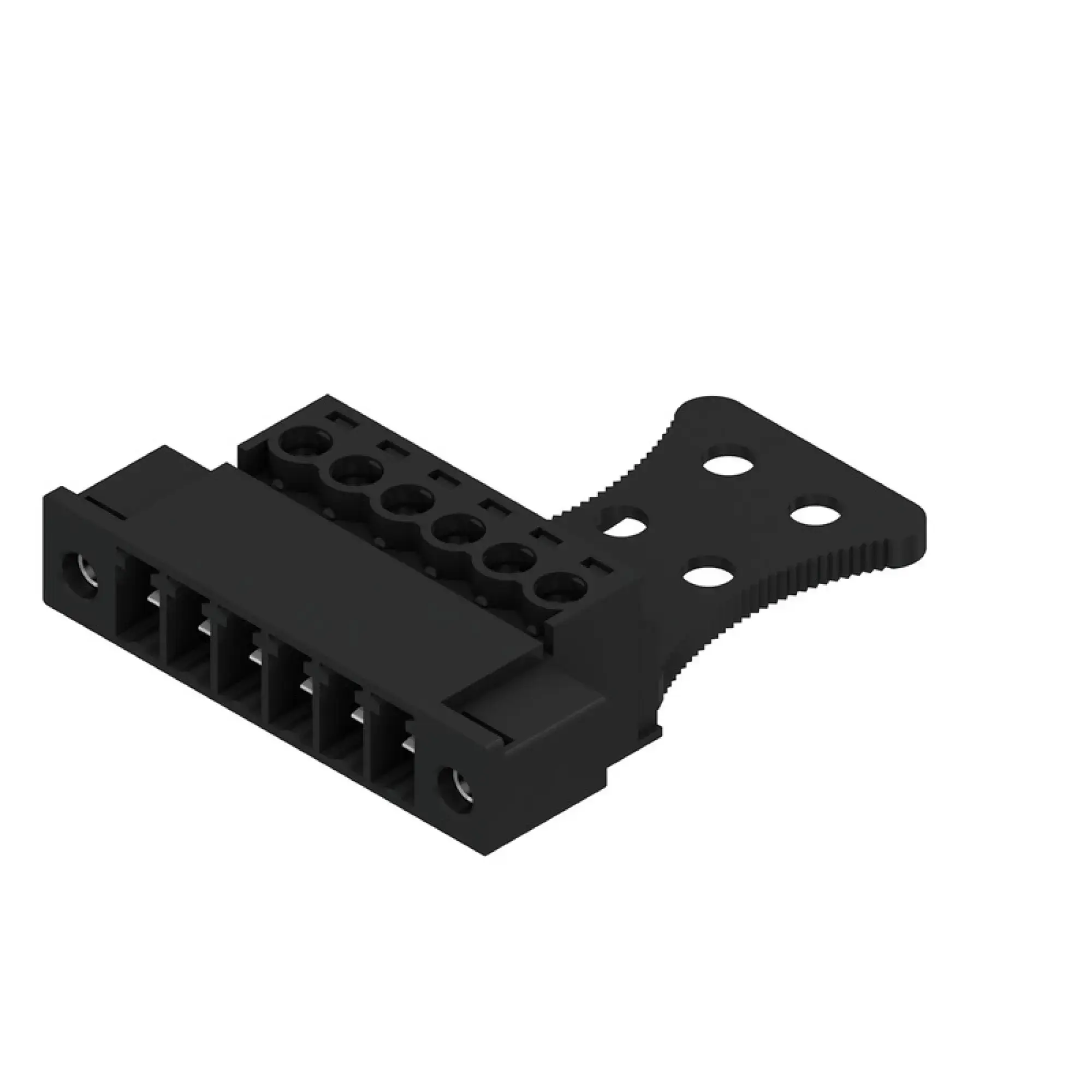 Weidmüller 1071810000 PCB connector (wire connection), 160 V, 17.5 A, Pitch in mm: 3.81, 1.5 mm², Number of poles: 6, Clamping yoke connection, Box (img_001)