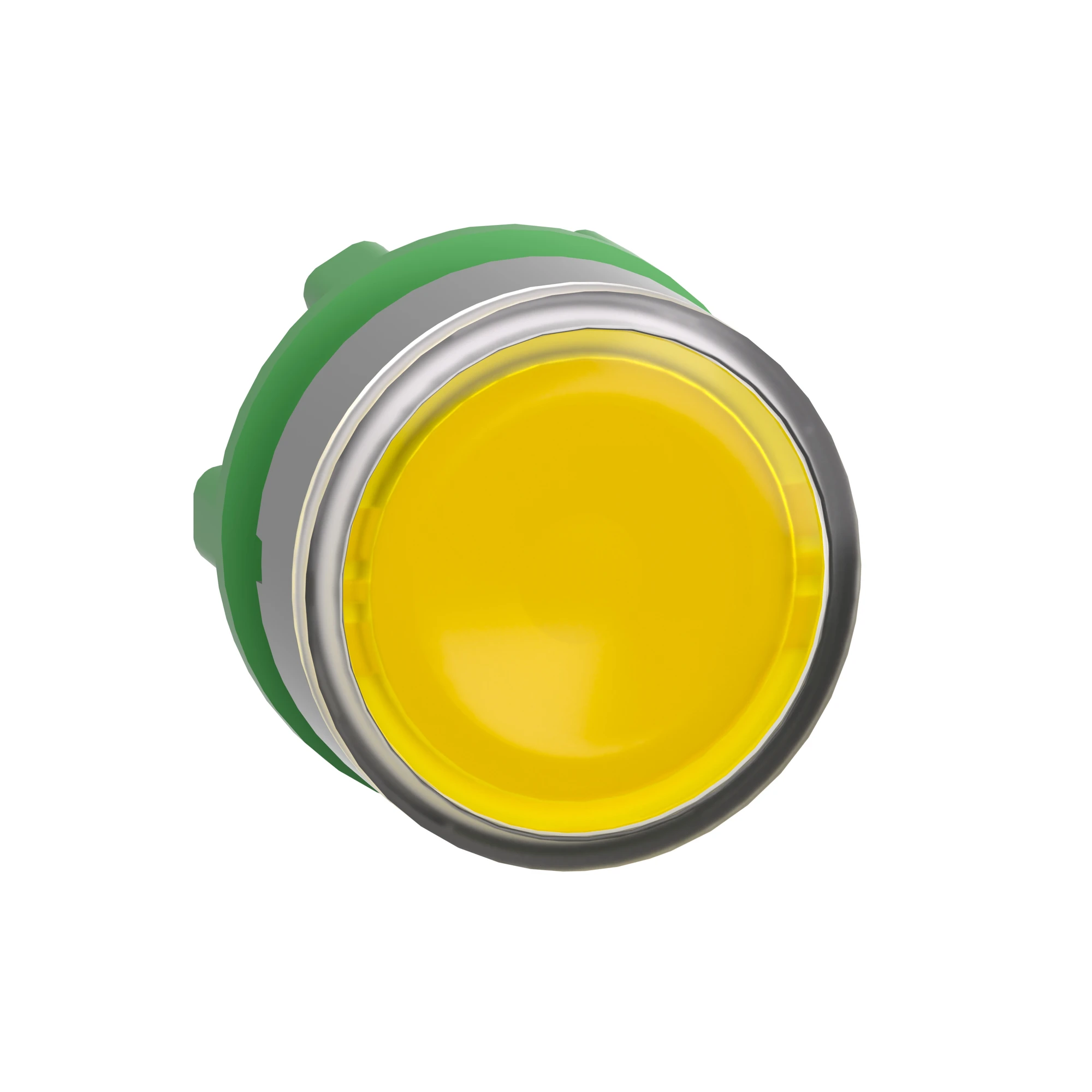 Schneider Electric ZB5AA88C0 Illuminated push button, front element, Harmony XB5, plastic, 22mm, light grey, yellow, for universal LED, for insert label (img_003)