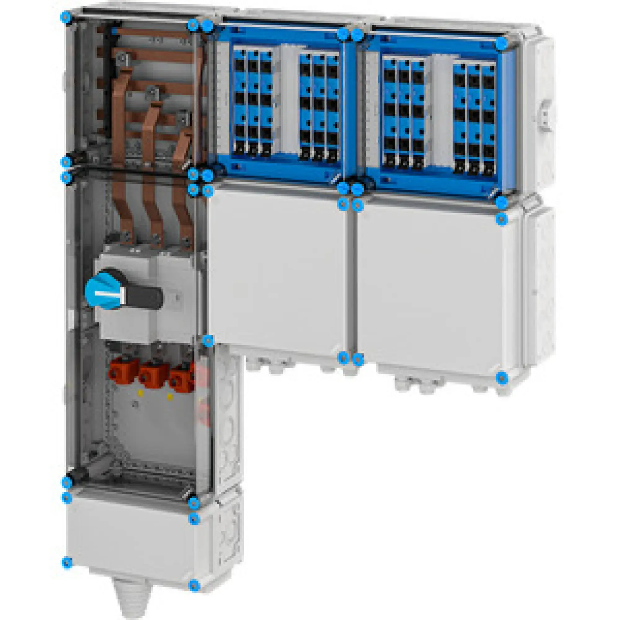 Hensel 65000098 Ladeverteiler für bis zu 12 Ladepunkte à 11kW Mi EV 11kW 12000 (img_001)