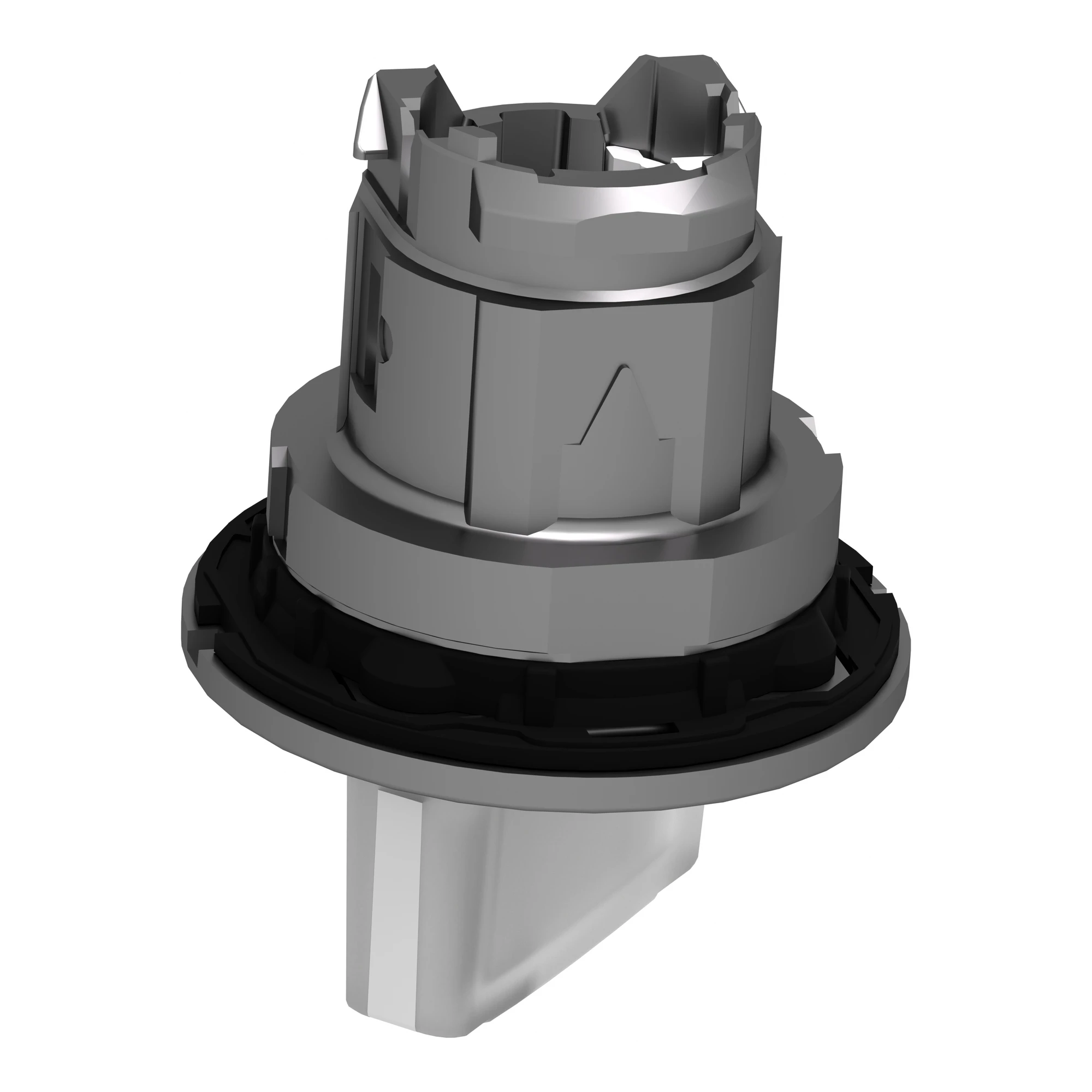 Schneider Electric ZB4FK1213 Illuminated Selector Switch, Front Element, Harmony XB4F, Metal, 30mm, White, for Universal LED, 2 Positions, Latching (img_007)