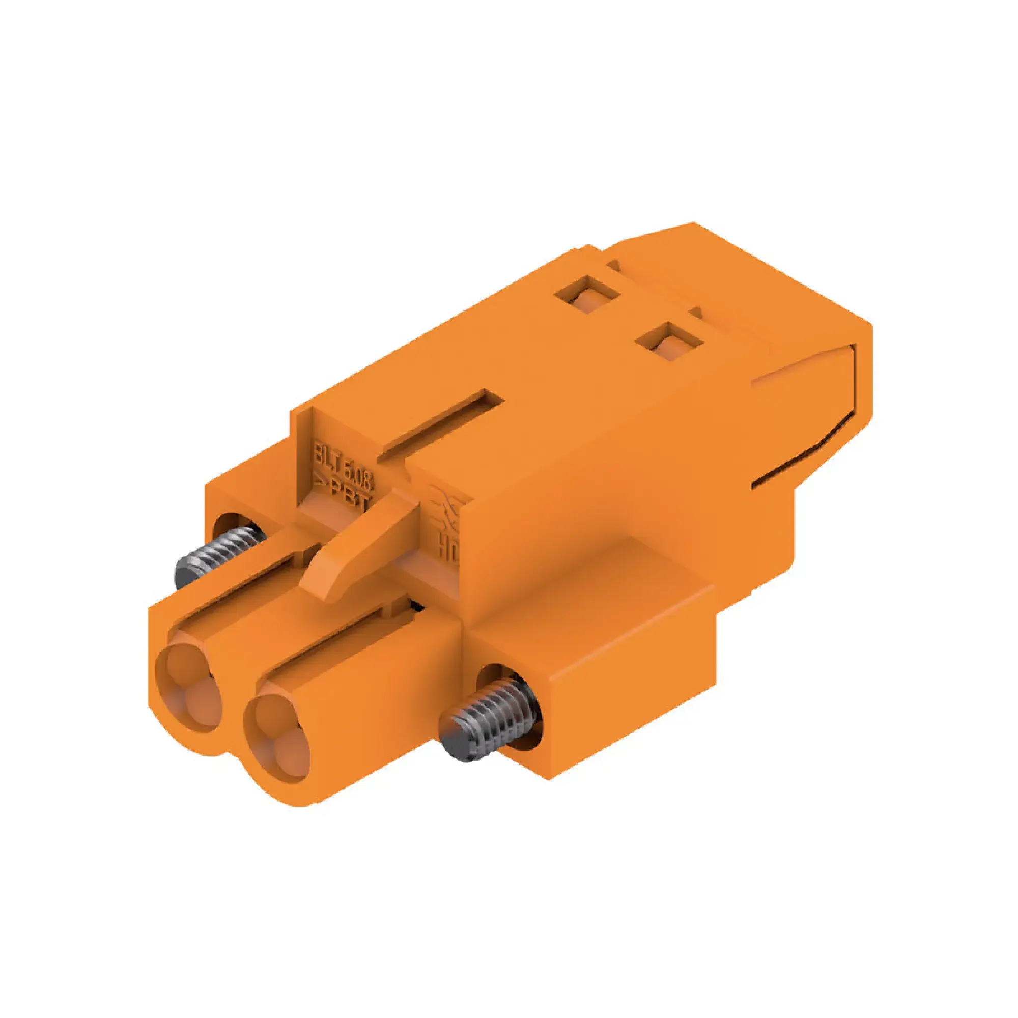 Weidmüller 1843990000 PCB connector (wire connection), 320 V, 27 A, Pitch in mm: 5.08, 2.5 mm², Number of poles: 2, TOP connection, Box (img_001)