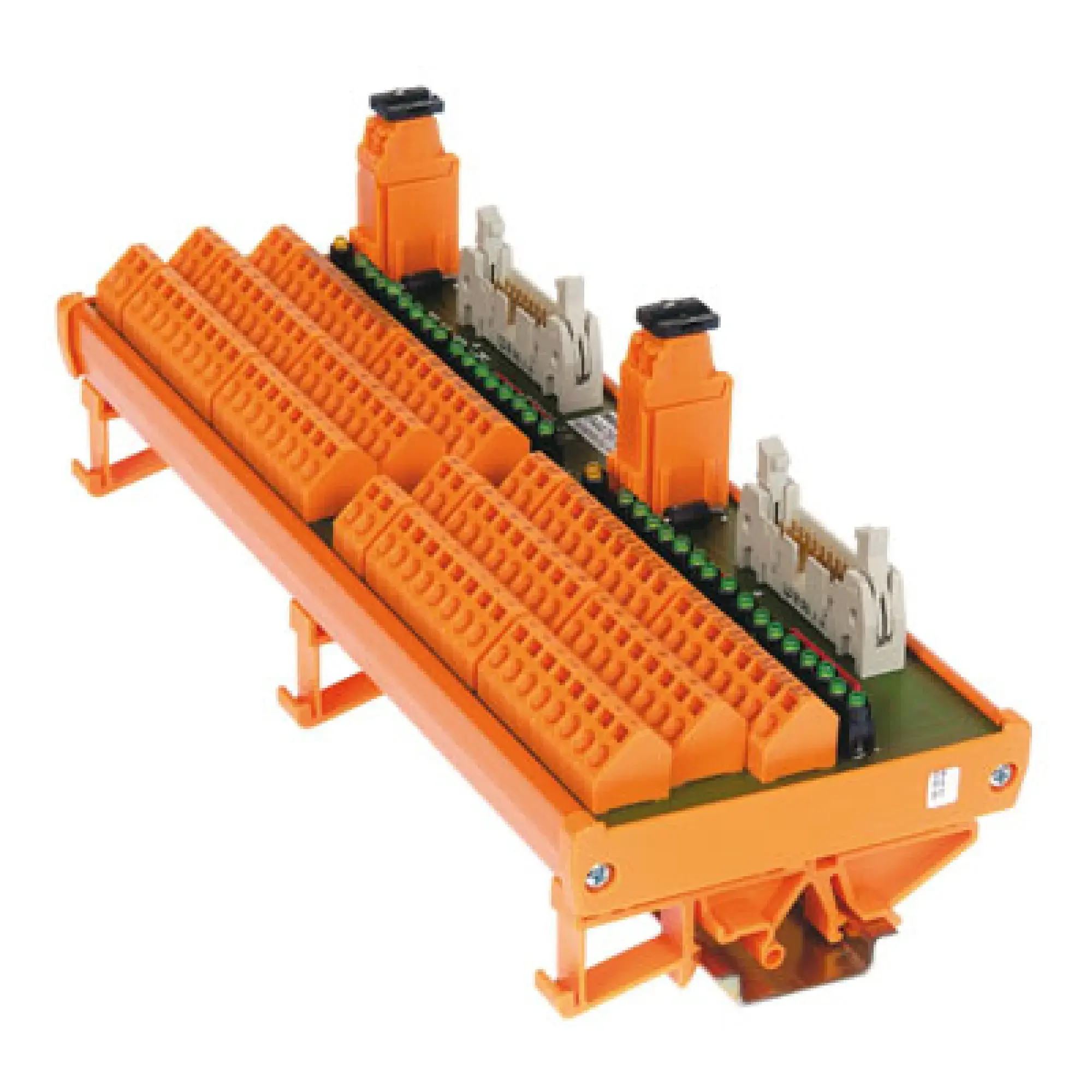 Weidmüller 9447970000 Interface module with relais, LMNZF 5.08mm, Tension-clamp connection, 2x Plug-in connector acc. IEC 603-1 / DIN 41651, 20-pole plug, 3-wire, LED statu (img_001)