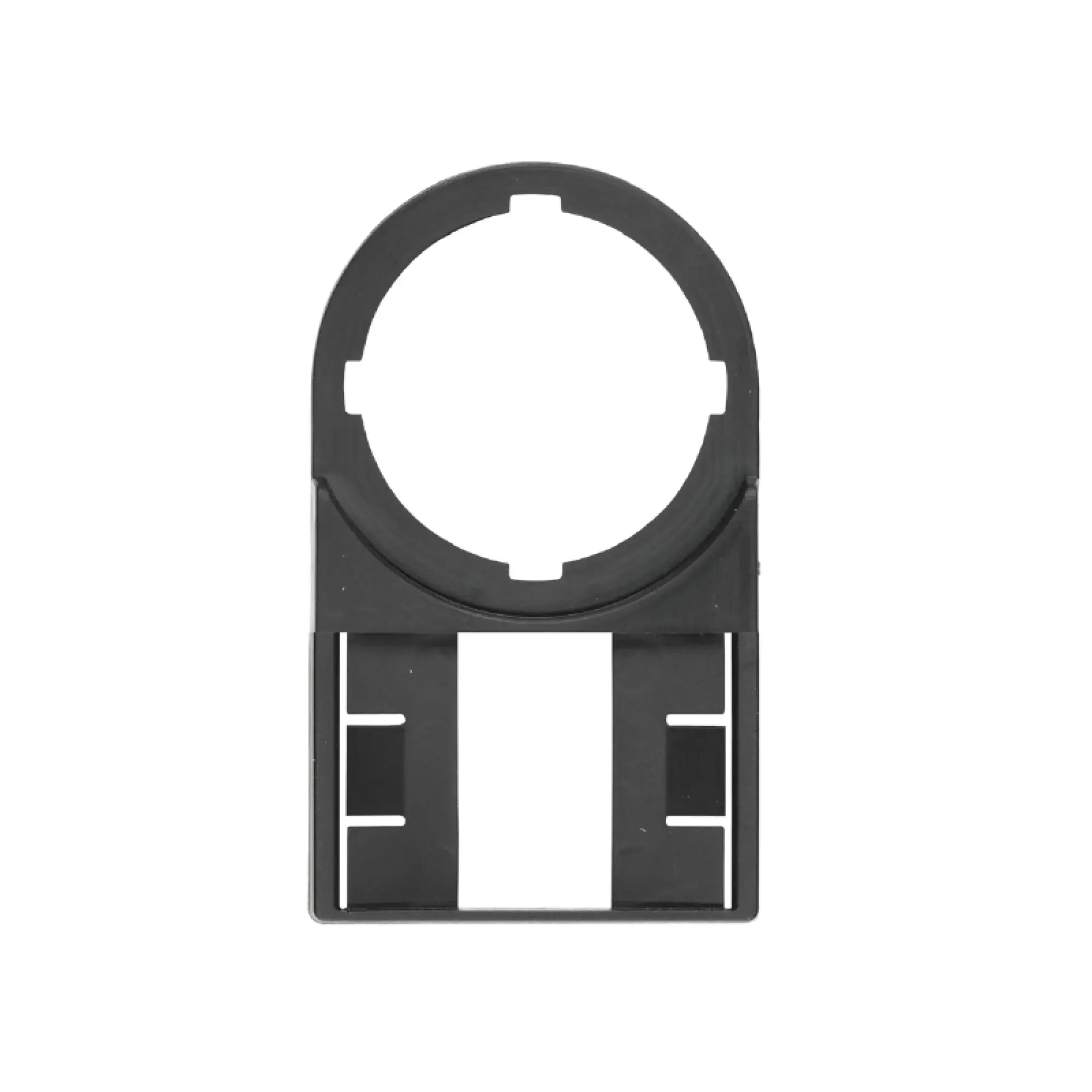 Weidmüller 1716630000 Device marking holder, Marker holder, Width: 27 mm, black, Polyamide 66, UL 94 flammability rating: V-2, Operating temperature range : -40...100 °C (img_001)