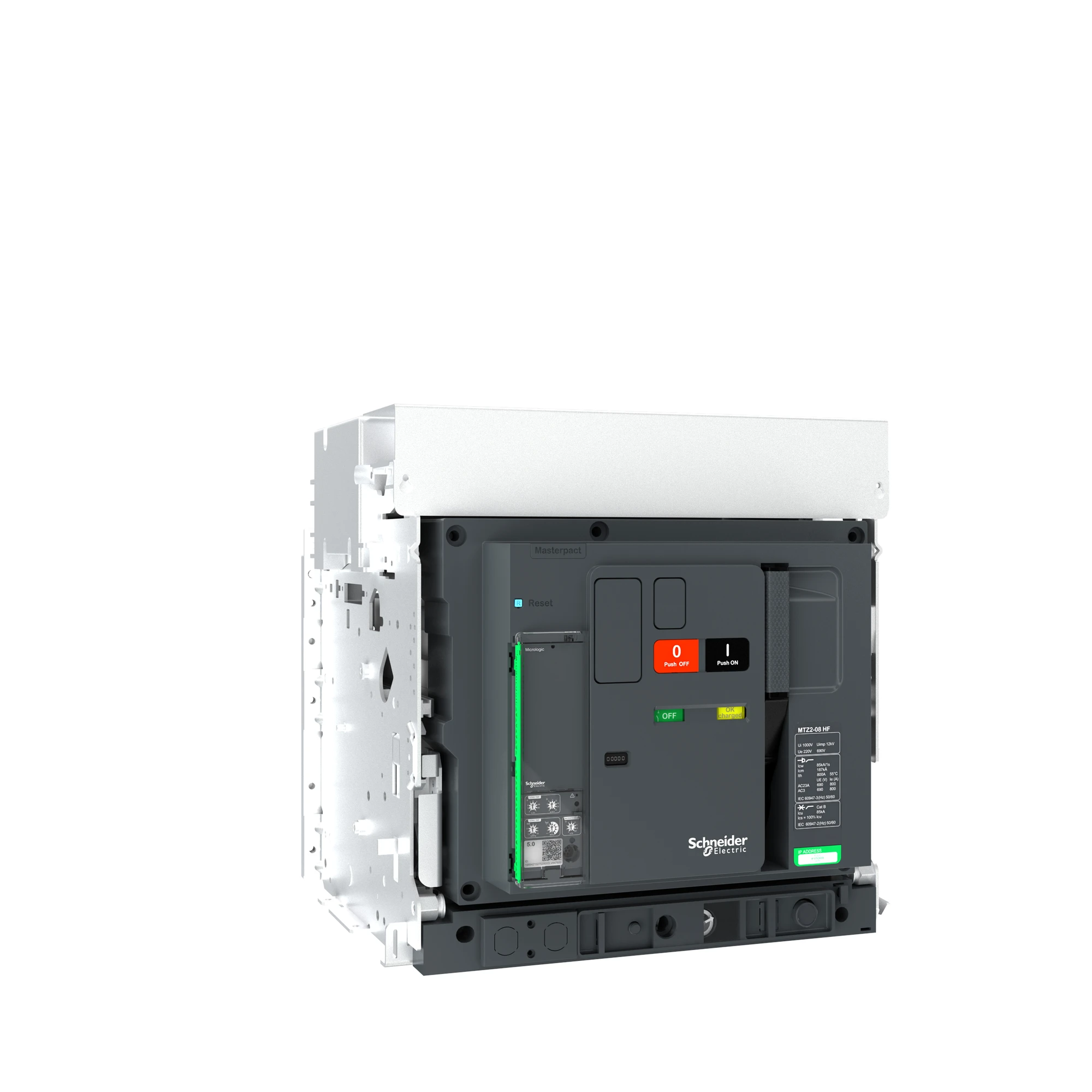 Schneider Electric LV855109 MasterPacT MTZ2 4000A H1 Basic 4-polig ohne Auslösegerät MicroLogic B in Einschubtechnik (img_001)