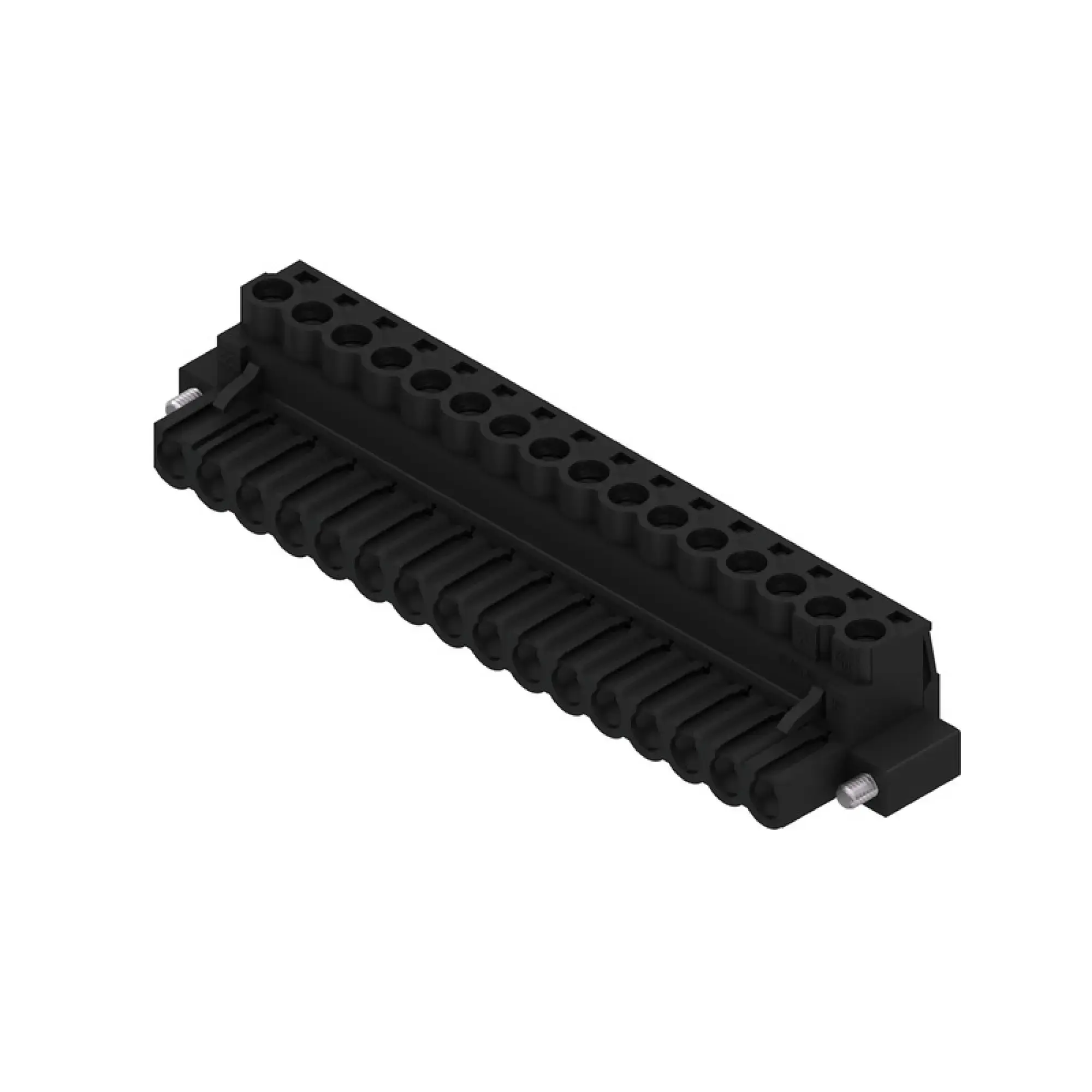 Weidmüller 1955890000 PCB connector (wire connection), 320 V, 23 A, Pitch in mm: 5.00, 4 mm², Number of poles: 16, Clamping yoke connection, Box (img_001)