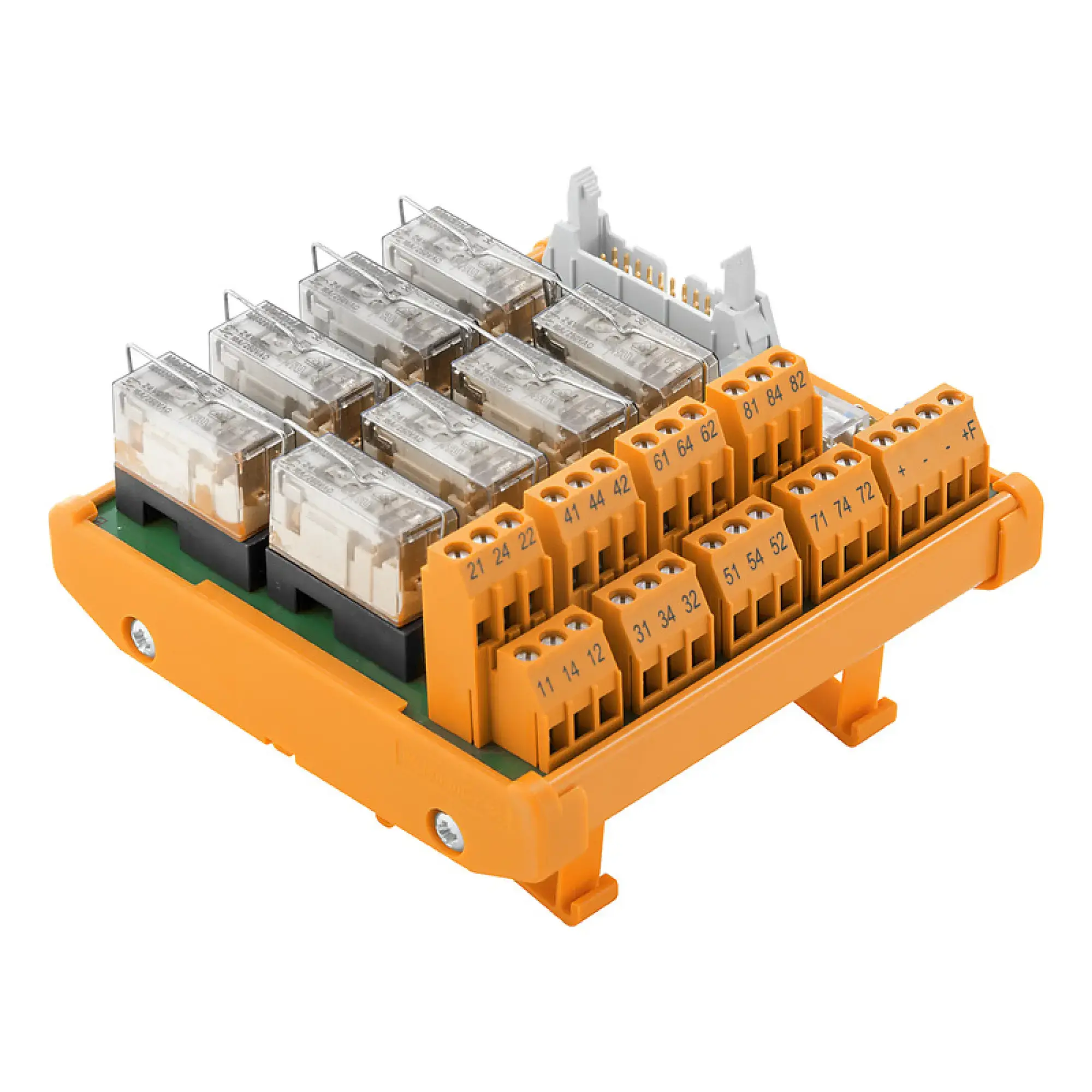 Weidmüller 9445000000 Interface module with relais, RCL, LL2N 5.08 mm, Screw connection, Plug-in connector in acc. with IEC60603-13 / DIN41651, 20-pole plug, 24 V DC ± 10%, (img_001)