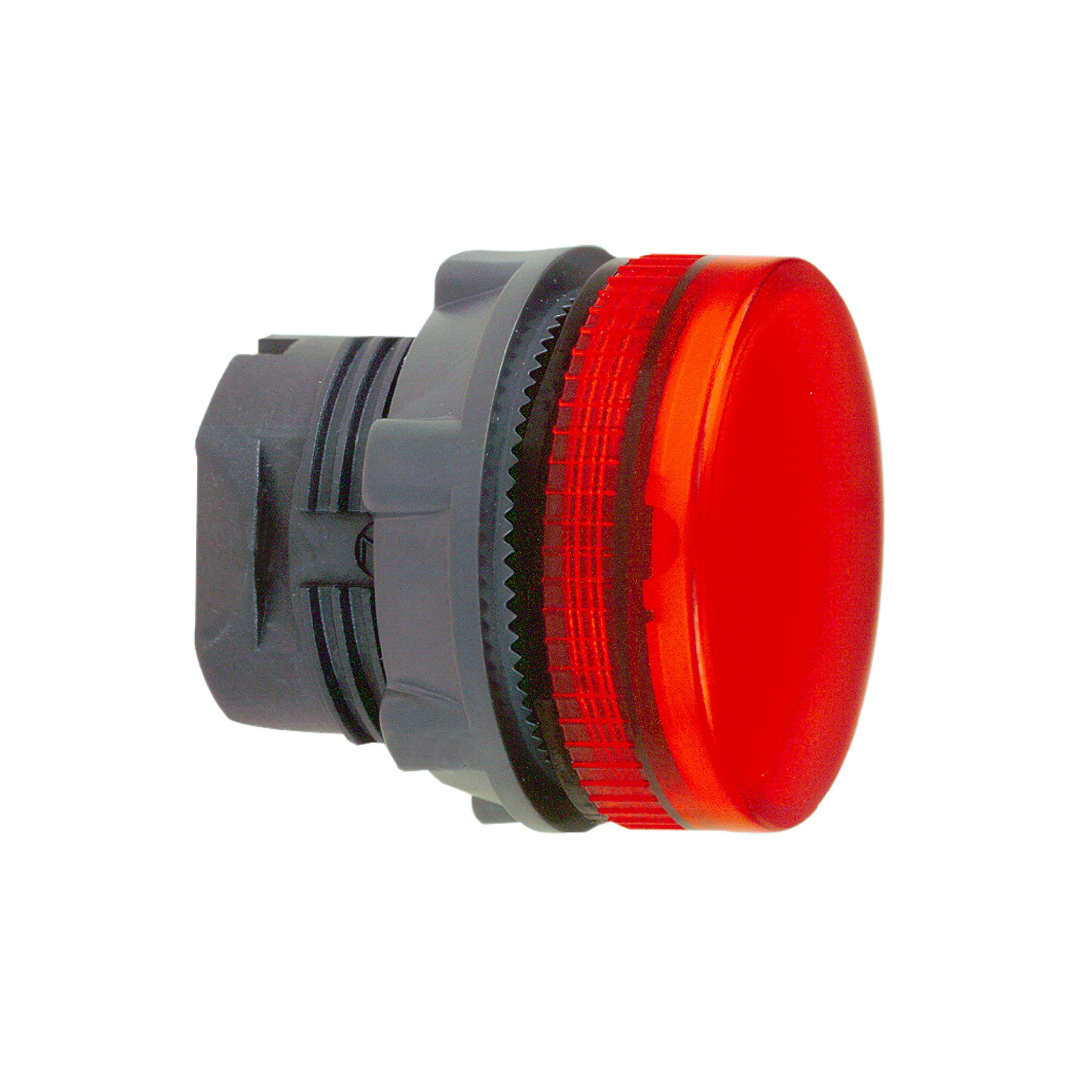 Schneider Electric ZB5AV04S Pilot light, front element, Harmony XB5, plastic, 22mm, red, for incandescent lamp BA9s, ribbed dome (img_001)