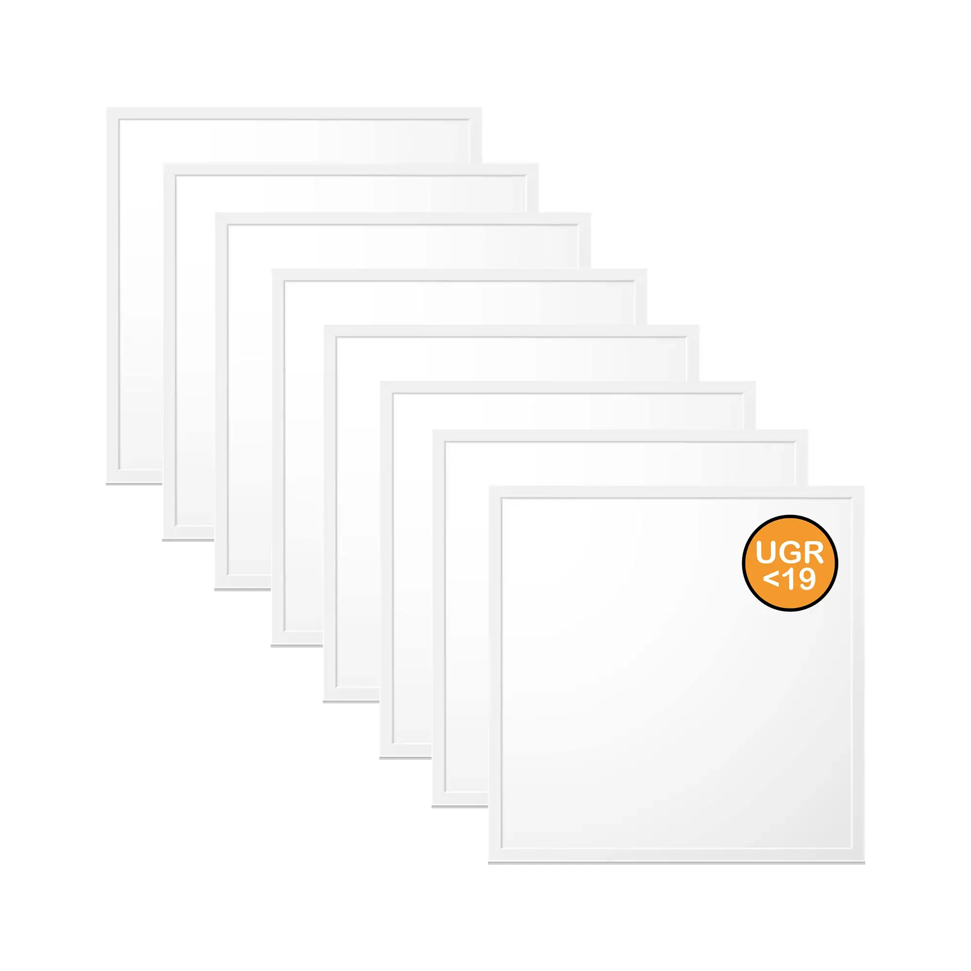 WSU Lights WS000001528-8 8-pack LED Panel, 62x62, neutral white 4000K, 40W, 4400lm, UGR WSU Lights WS000001528-8 8-pack LED Panel, 62x62, neutral white 4000K, 40W, 4400lm, UGR