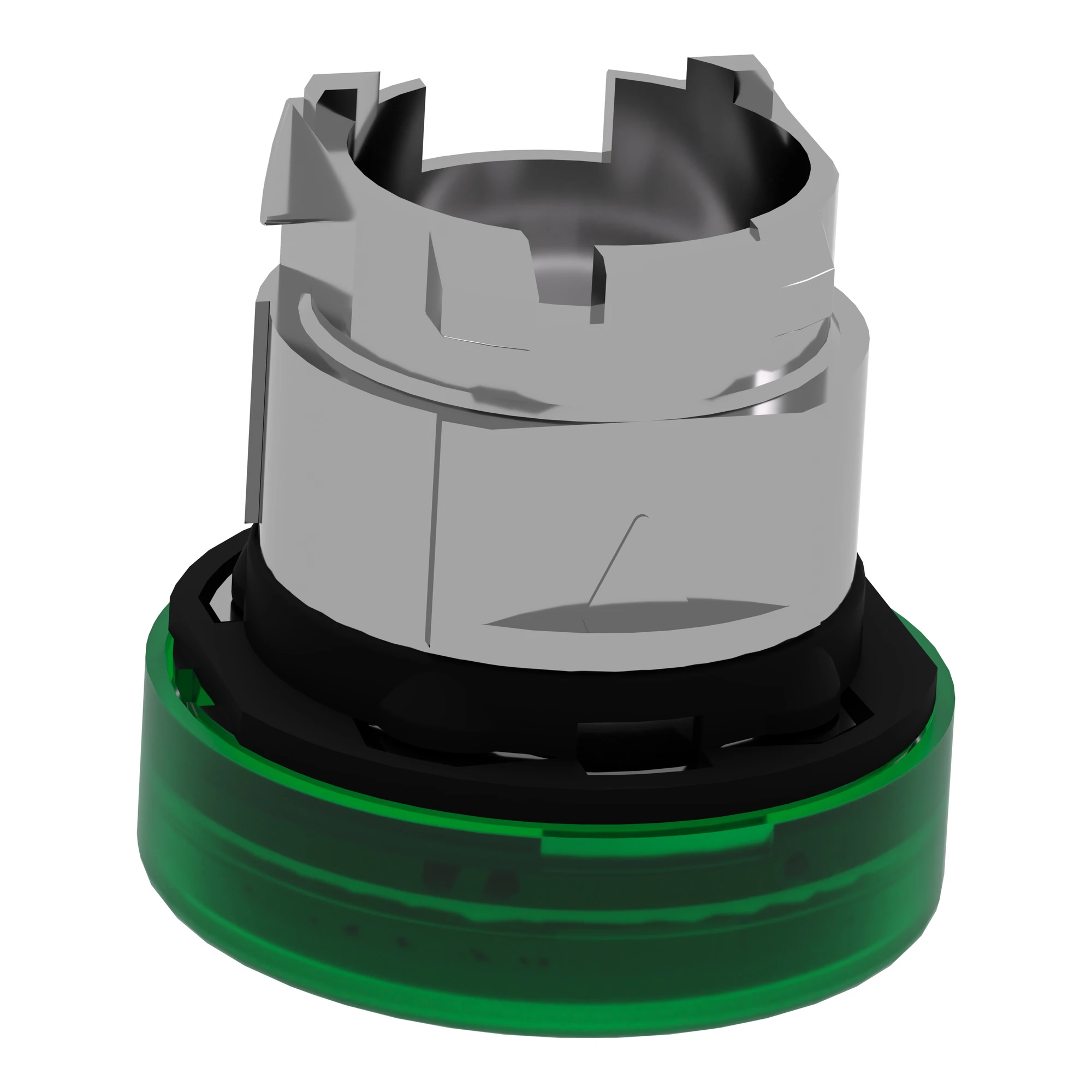 Schneider Electric ZB4BV033 Pilot light, front element, Harmony XB4, metal, 22mm, green, for universal LED, smooth dome (img_007) Schneider Electric ZB4BV033 Pilot light, front element, Harmony XB4, metal, 22mm, green, for universal LED, smooth dome (img_007)