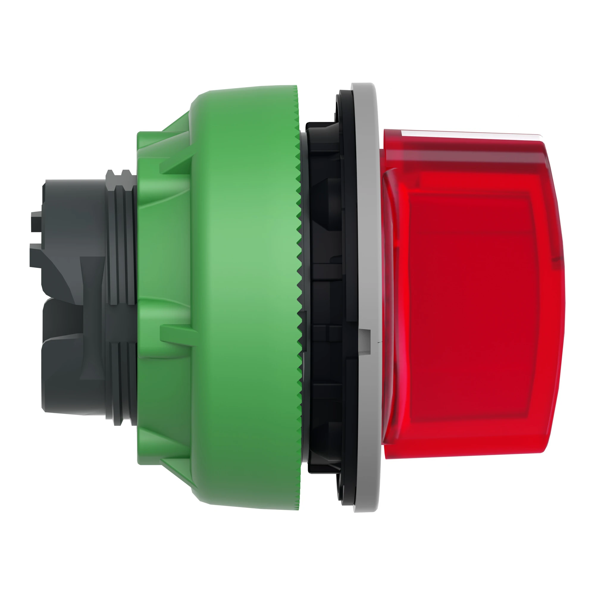 Schneider Electric ZB5FK1343C0 Illuminated selector switch, front element, Harmony XB5F, plastic, 30mm, red, for universal LED, 3 positions, latching (img_003)