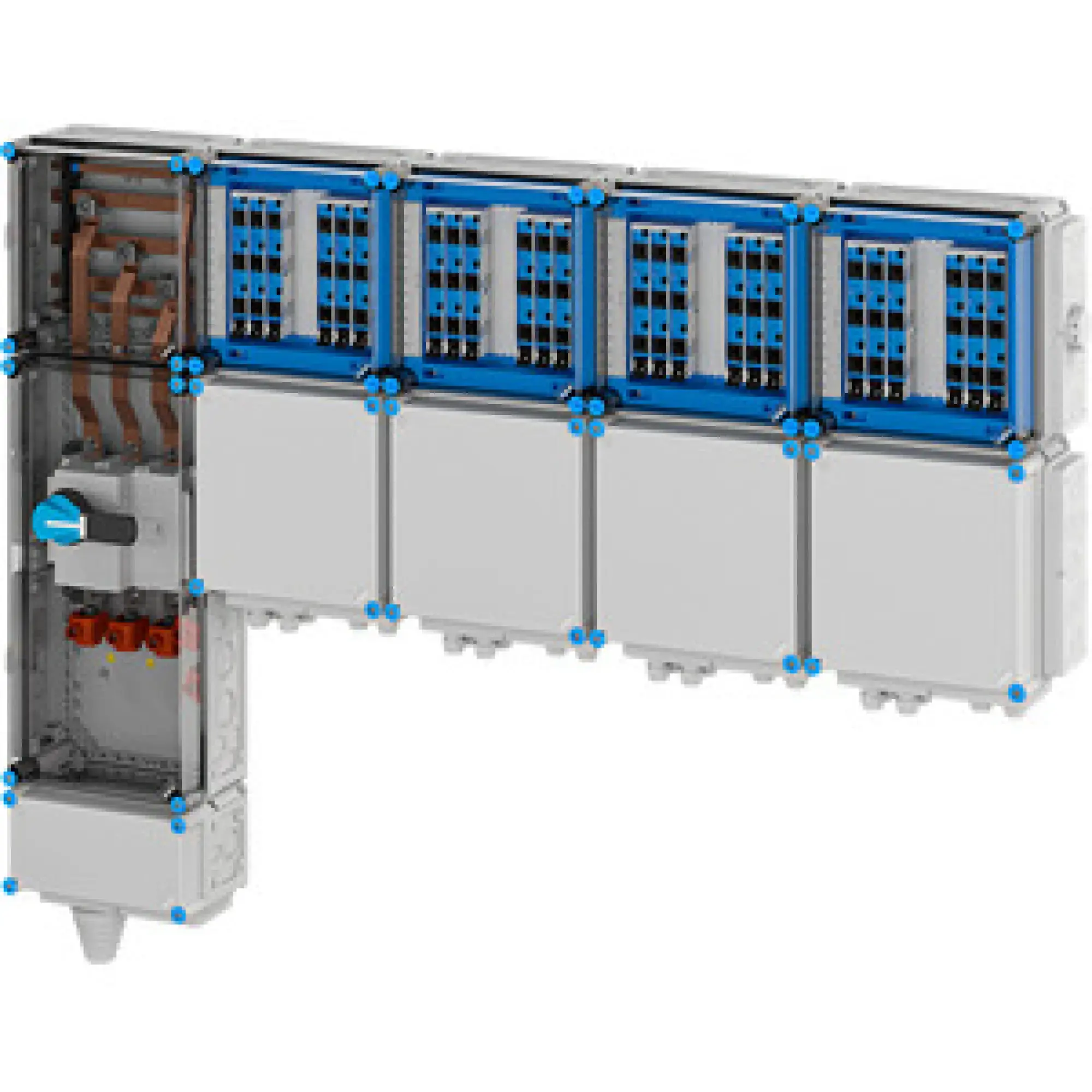 Hensel 65000100 Ladeverteiler für bis zu 24 Ladepunkte à 11kW Mi EV 11kW 24000 (img_001)