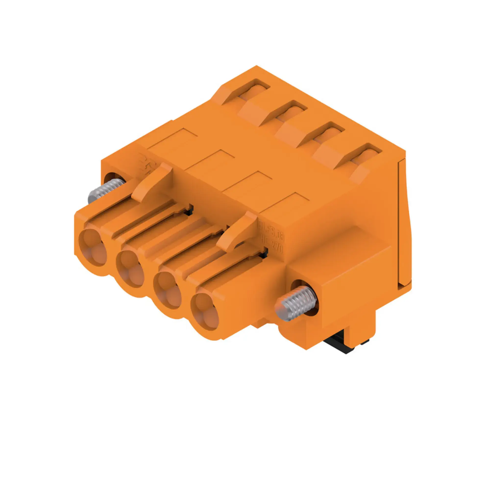 Weidmüller 1982910000 PCB connector (wire connection), 320 V, 24 A, Pitch in mm: 5.08, 3.31 mm², Number of poles: 4, PUSH IN with actuator, Box (img_001)