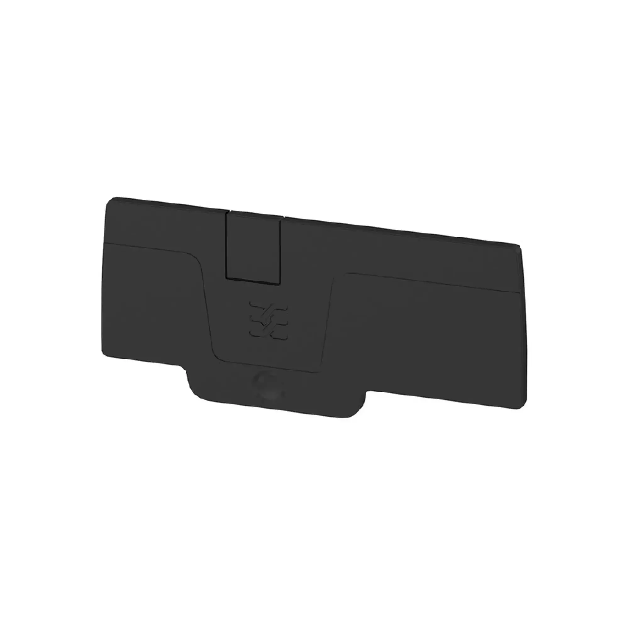 Weidmüller 2486640000 End plate (terminals), black, Height: 71.9 mm, Width: 2.1 mm, V-0, Wemid (img_001)