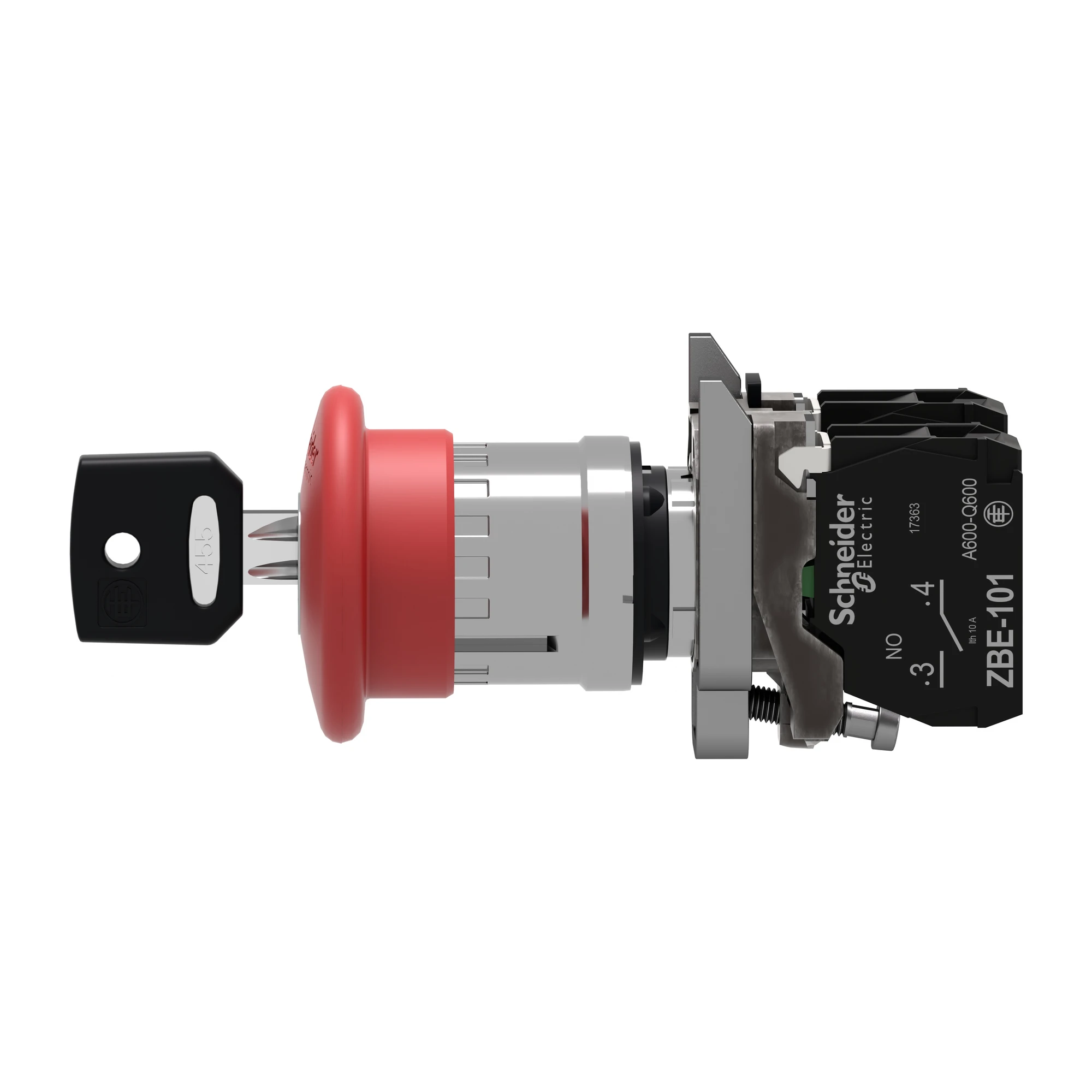 Schneider Electric XB4BS9445 Emergency Stop/Emergency-Stop Switch, Harmony XB4, Metal, 22mm, Red, Mushroom 40mm, Key Release, 1NC+1NO (img_005) Schneider Electric XB4BS9445 Emergency Stop/Emergency-Stop Switch, Harmony XB4, Metal, 22mm, Red, Mushroom 40mm, Key Release, 1NC+1NO (img_005)