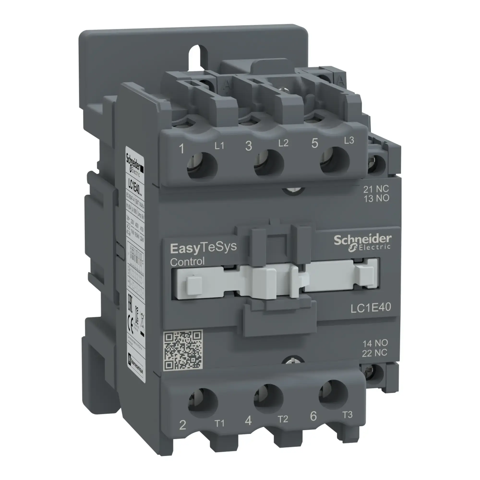 Schneider Electric LC1E40P7 Easy TeSys Leistungsschütz 3P 40A 1NO+1NC 230V AC 50/60Hz (img_002)