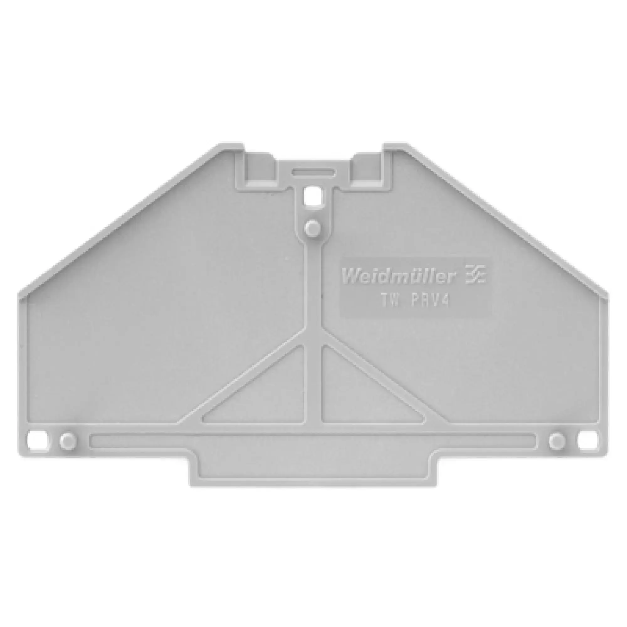 Weidmüller 1173700000 Partition plate (terminal), grey, Height: 70 mm, Width: 2 mm, V-0, Polycarbonate (img_001)