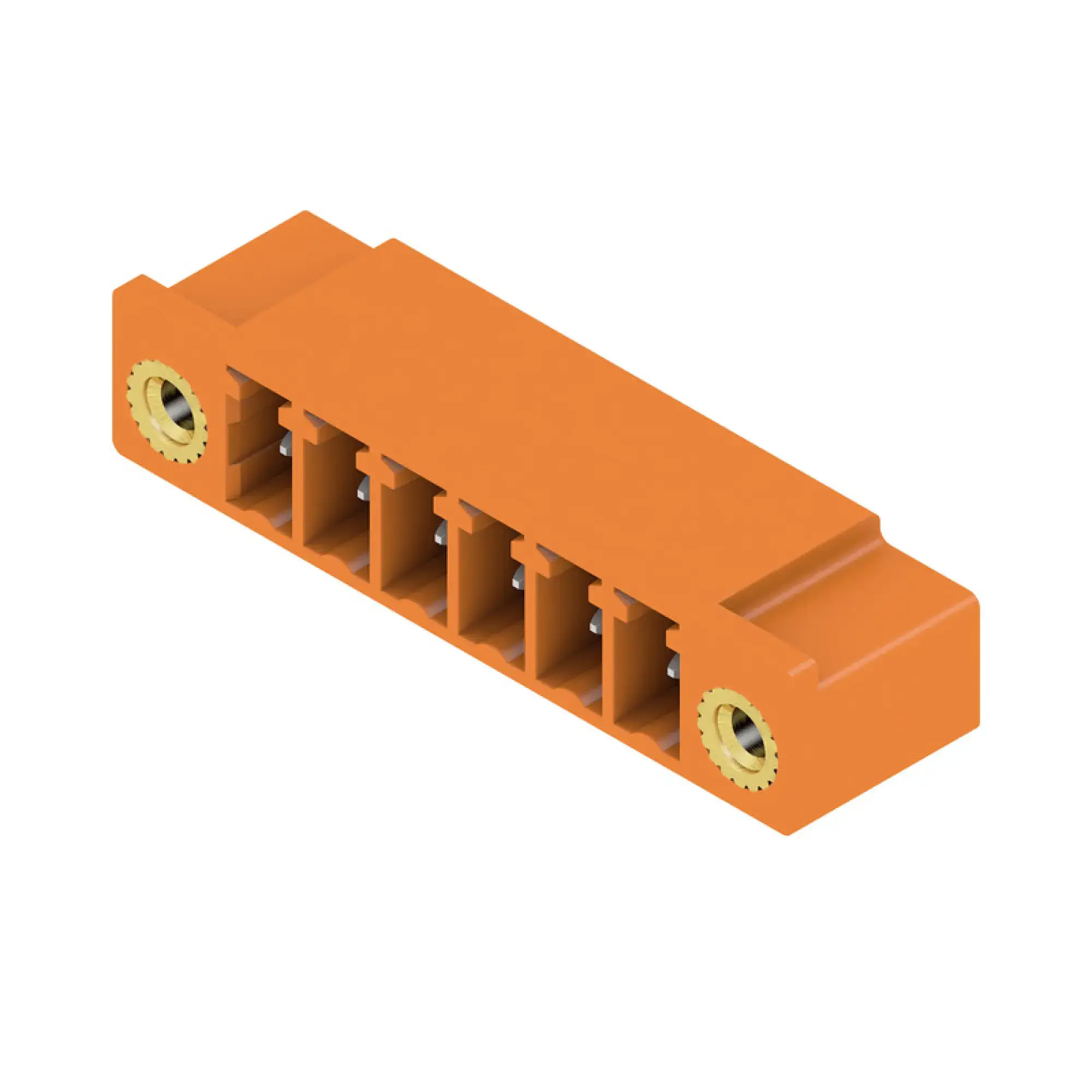 Weidmüller 1942490000 PCB connector (board connection), 160 V, 17.5 A, Pitch in mm: 3.81, Number of poles: 6, THT solder connection, Box (img_001)