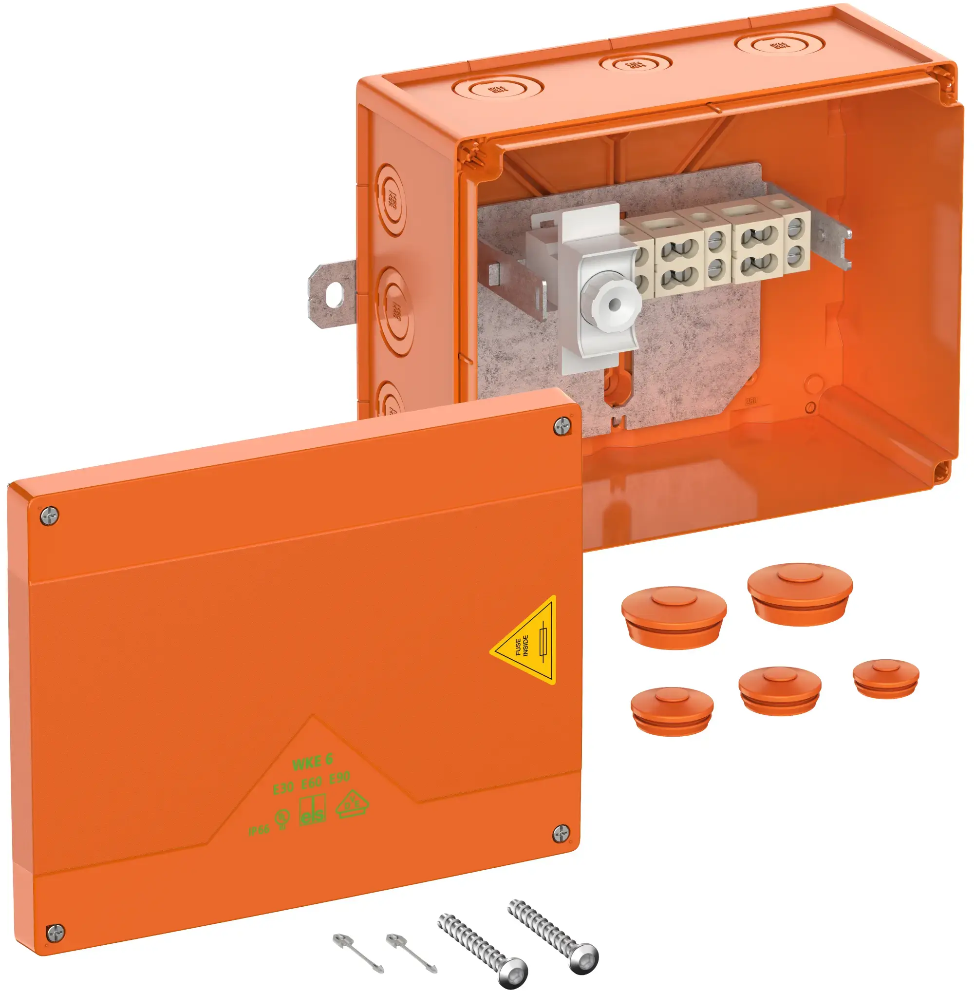 Spelsberg 86932120 Junction box, Type of protection IP66, Impact strength IK08, Protection class II, Ui 450V AC, Rated insulation voltage 450V DC, UL-EU, Halogen free (img_001)