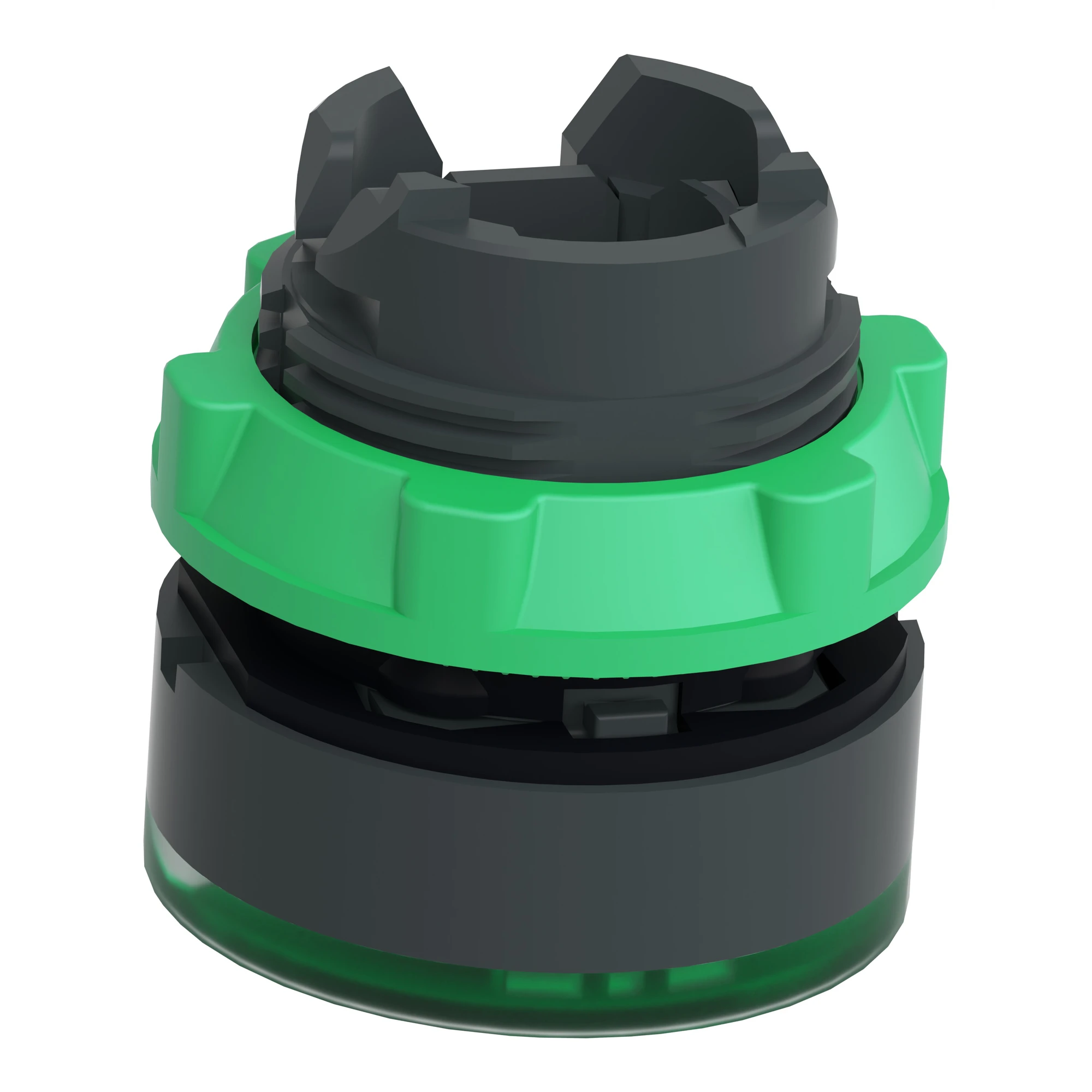 Schneider Electric ZB5AW933 Illuminated Push-Button, Front Element, Harmony XB5, Plastic, 22mm, Green, for Universal LED, Illuminated Ring (img_007)