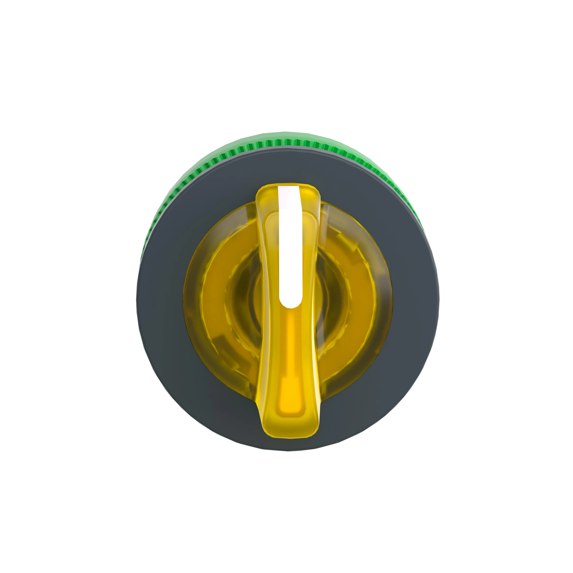 Schneider Electric ZB5FK1783 Illuminated selector switch, front element, Harmony XB5F, plastic, 30mm, yellow, for universal LED, 3 positions, momentary left (img_004)