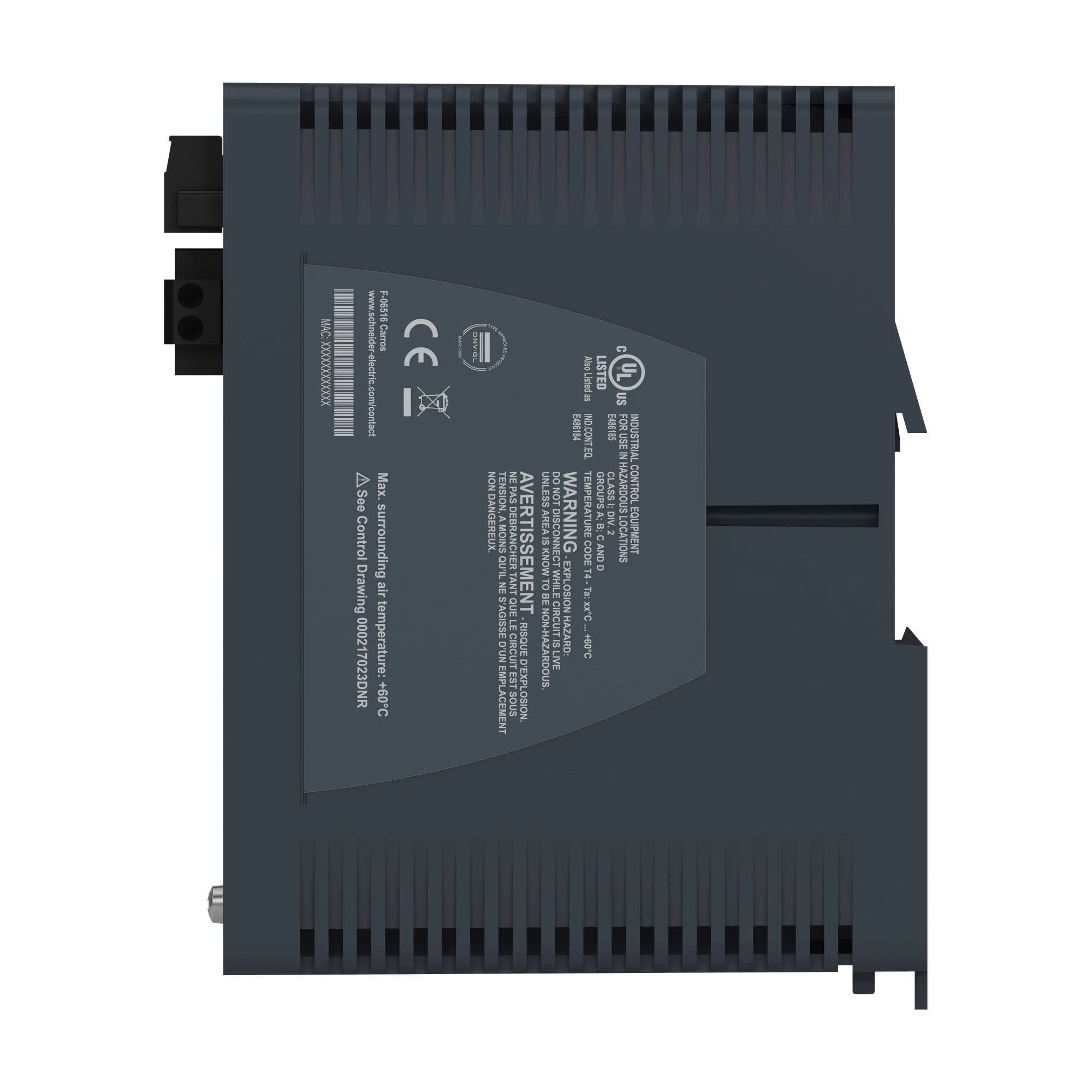 Schneider Electric MCSESM053F1CS0 Modicon Managed Switch, 4 Copper Ports (4TX 10/100 Mbps) + 1 Singlemode Fiber Optic Port (1FX-SM 100 Mbps) (img_005) Schneider Electric MCSESM053F1CS0 Modicon Managed Switch, 4 Copper Ports (4TX 10/100 Mbps) + 1 Singlemode Fiber Optic Port (1FX-SM 100 Mbps) (img_005)
