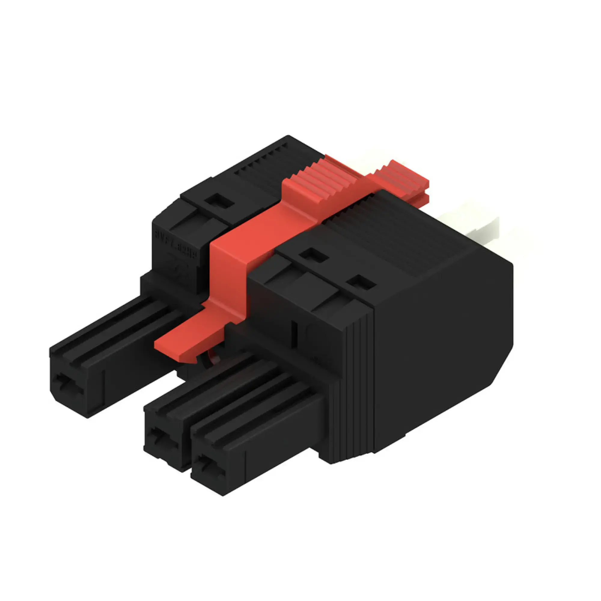 Weidmüller 2549370000 PCB connector (wire connection), 1000 V, 41 A, Pitch in mm: 7.62, 6 mm², Number of poles: 3, PUSH IN with actuator, Box (img_001) Weidmüller 2549370000 PCB connector (wire connection), 1000 V, 41 A, Pitch in mm: 7.62, 6 mm², Number of poles: 3, PUSH IN with actuator, Box (img_001)