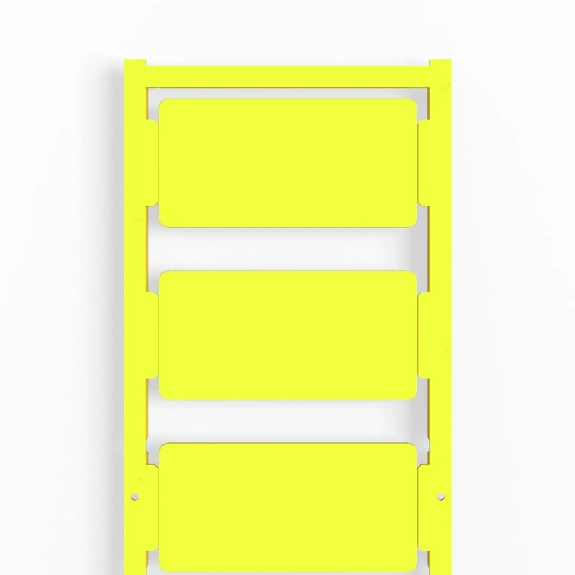 Weidmüller 1078320000 Device marking, Width: 60 mm, Polyamide 66, yellow, Operating temperature range: -40...60 °C (img_001)