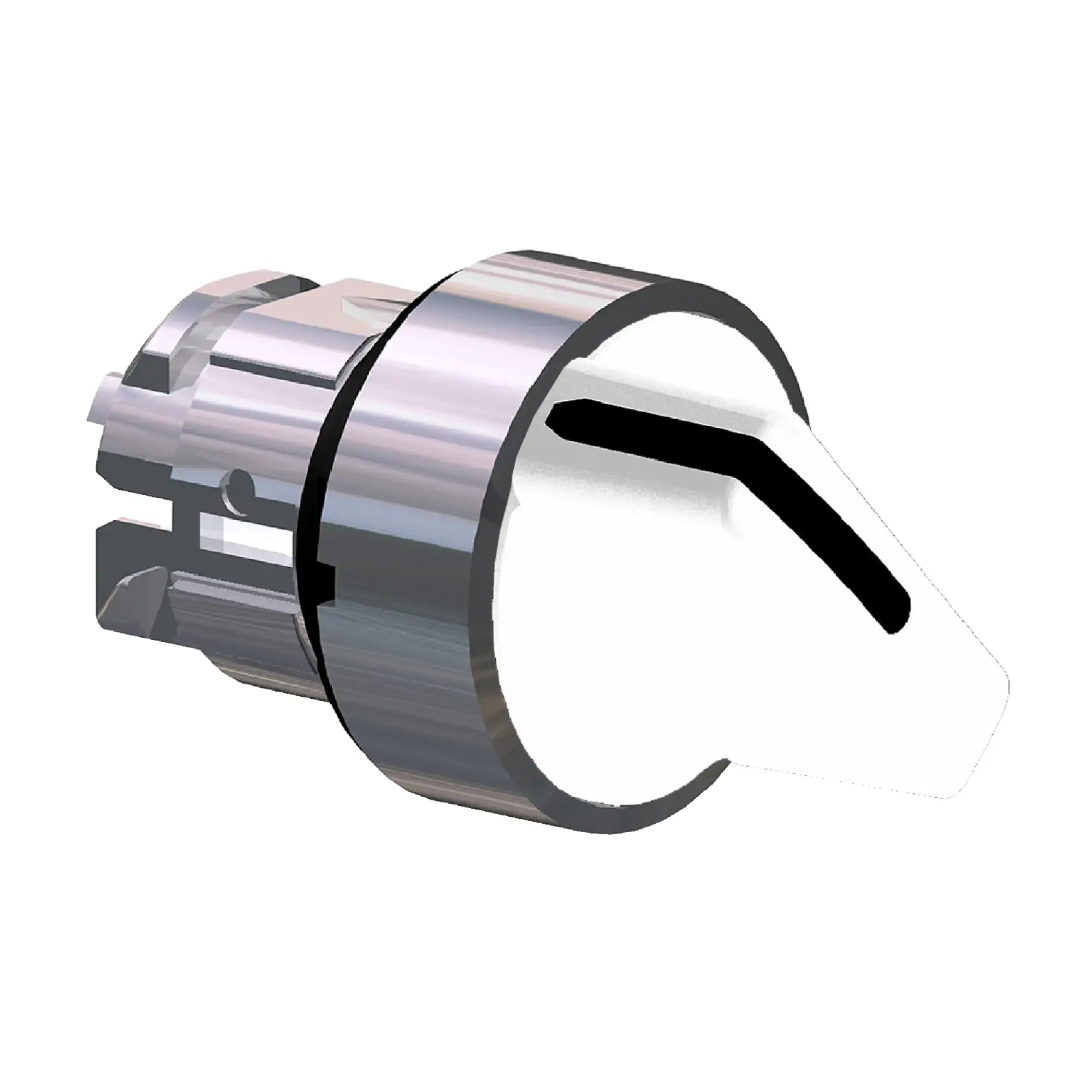 Schneider Electric ZB4BD201 Selector switch, front element, Harmony XB4, metal, 22mm, white, 2 positions, latching (img_002) Schneider Electric ZB4BD201 Selector switch, front element, Harmony XB4, metal, 22mm, white, 2 positions, latching (img_002)