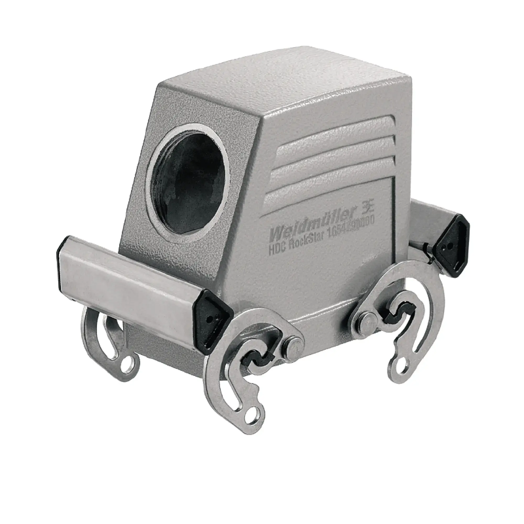 Weidmüller 1654790000 Housing (industry plug-in connectors), Cable entry from side, Plug housing, Side-locking clamp on upper side, Size: 4, IP65 (in plugged condition) (img_001) Weidmüller 1654790000 Housing (industry plug-in connectors), Cable entry from side, Plug housing, Side-locking clamp on upper side, Size: 4, IP65 (in plugged condition) (img_001)