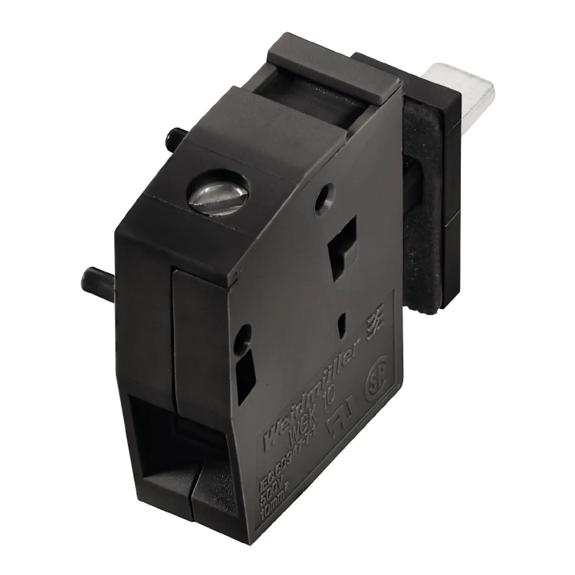 Weidmüller 2439420000 Feed-through terminal, 500 V, 57 A, Width: 13.7 mm, 16 mm², Screw / solder connection, Box (img_001)