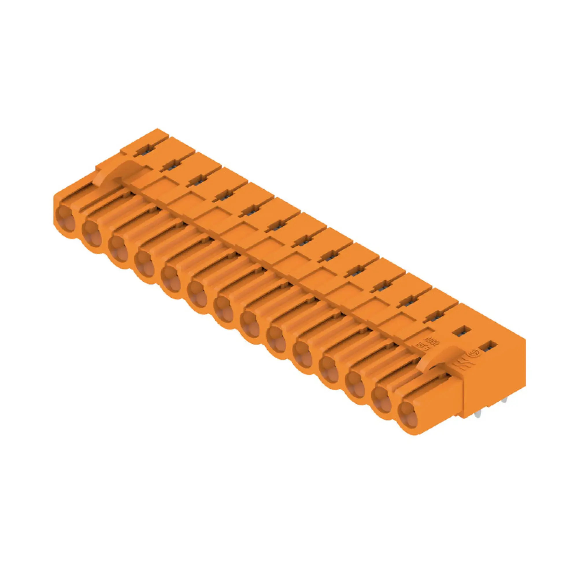 Weidmüller 1648430000 PCB connector (board connection), 320 V, 23 A, Pitch in mm: 5.08, Number of poles: 14, THT solder connection, Box (img_001) Weidmüller 1648430000 PCB connector (board connection), 320 V, 23 A, Pitch in mm: 5.08, Number of poles: 14, THT solder connection, Box (img_001)